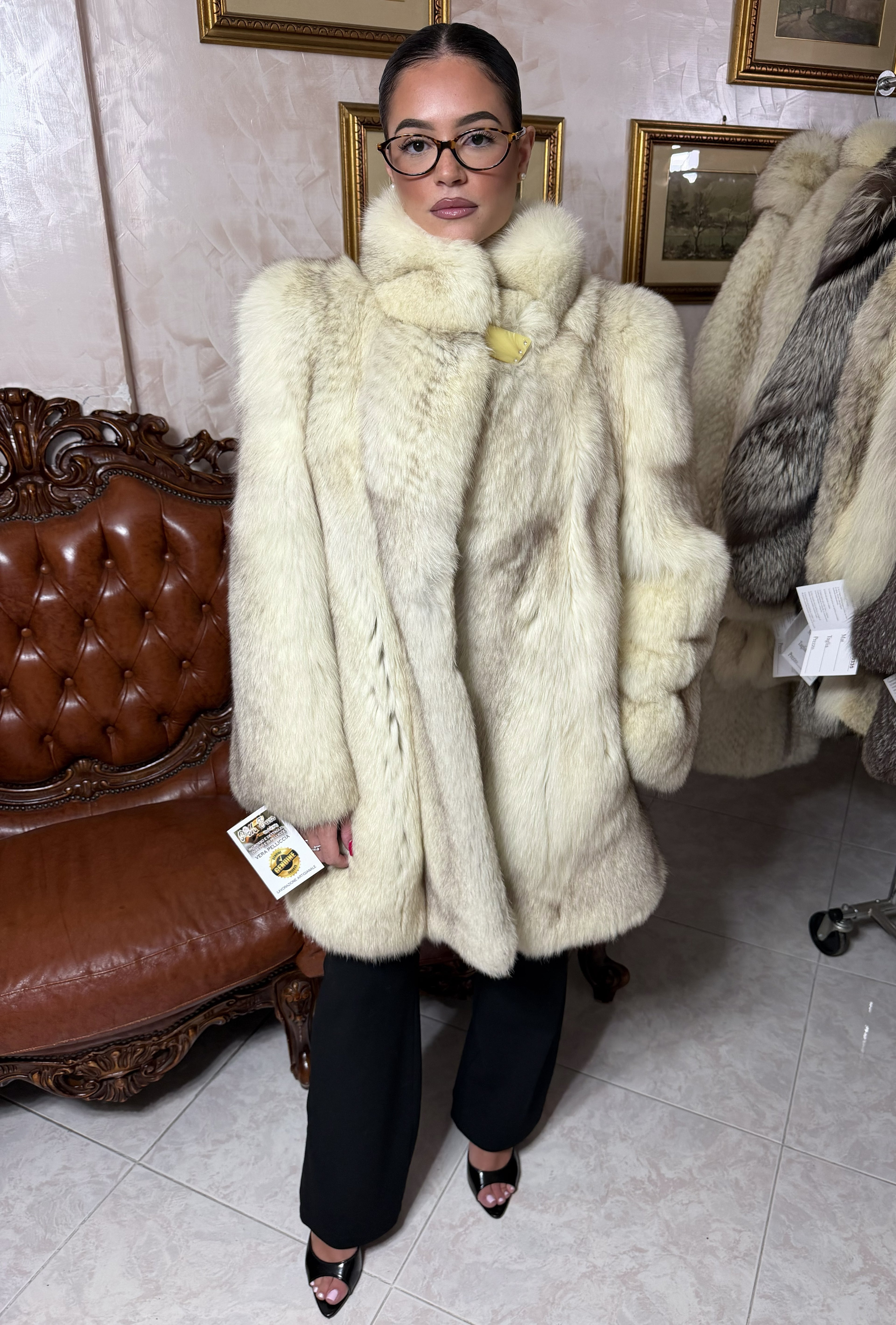 Fox fur jacket