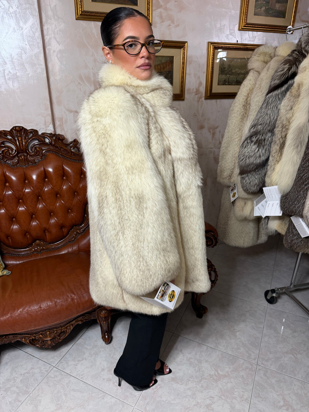 Fox fur jacket