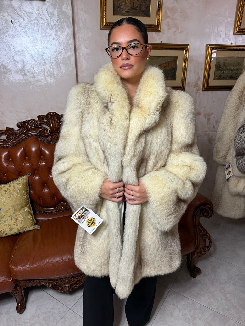 Fox fur jacket