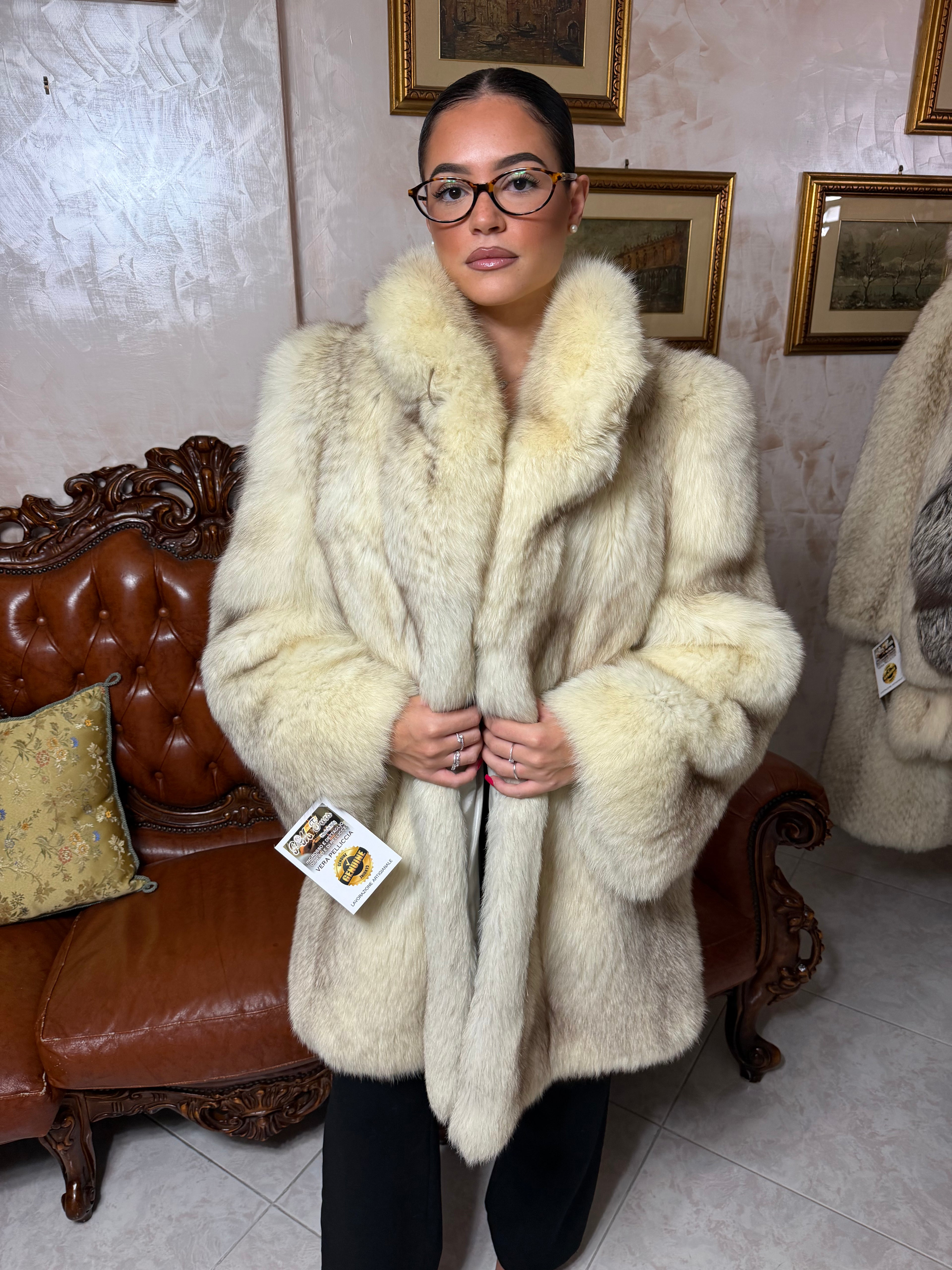 Fox fur jacket
