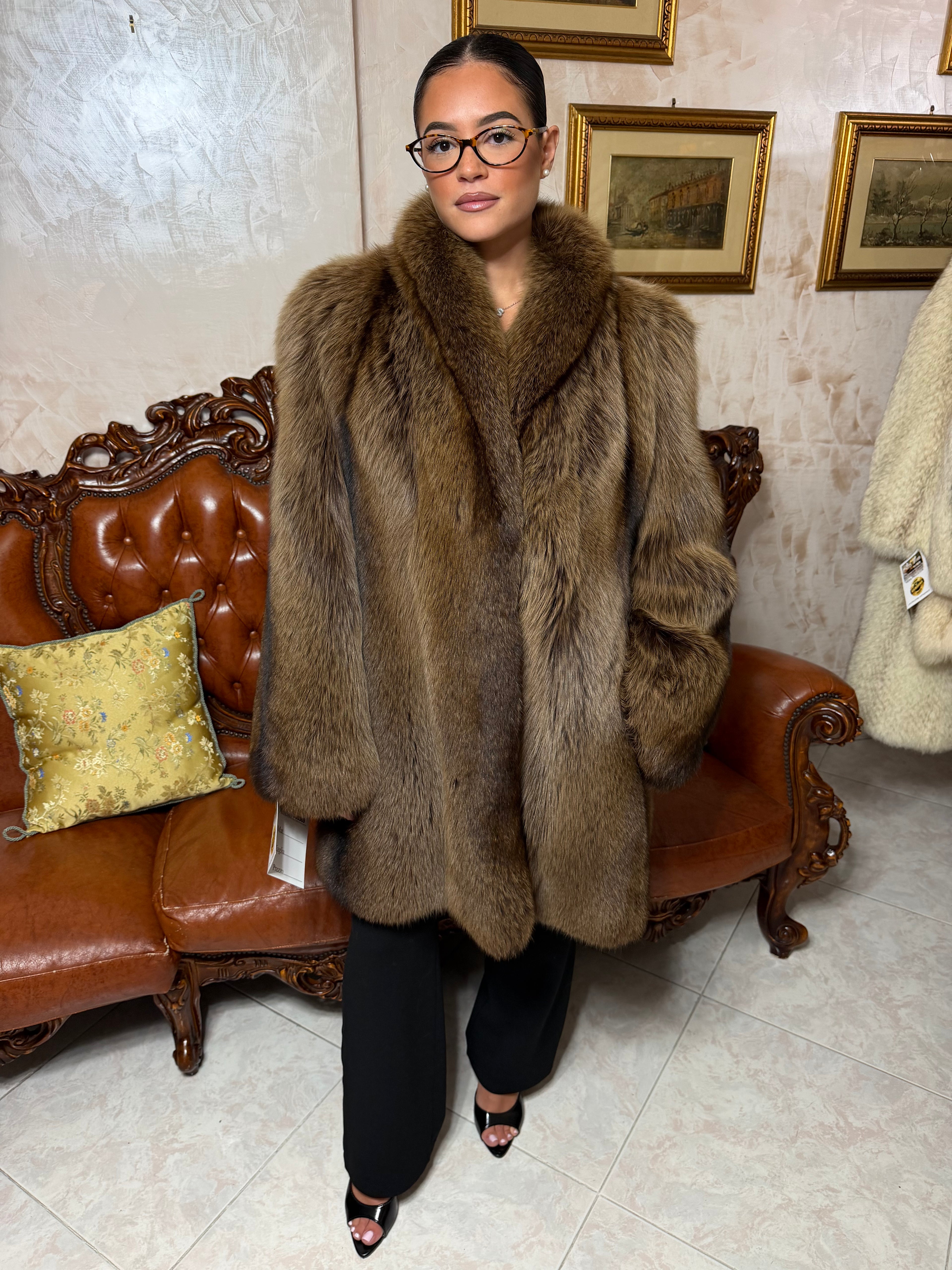 Fox fur jacket