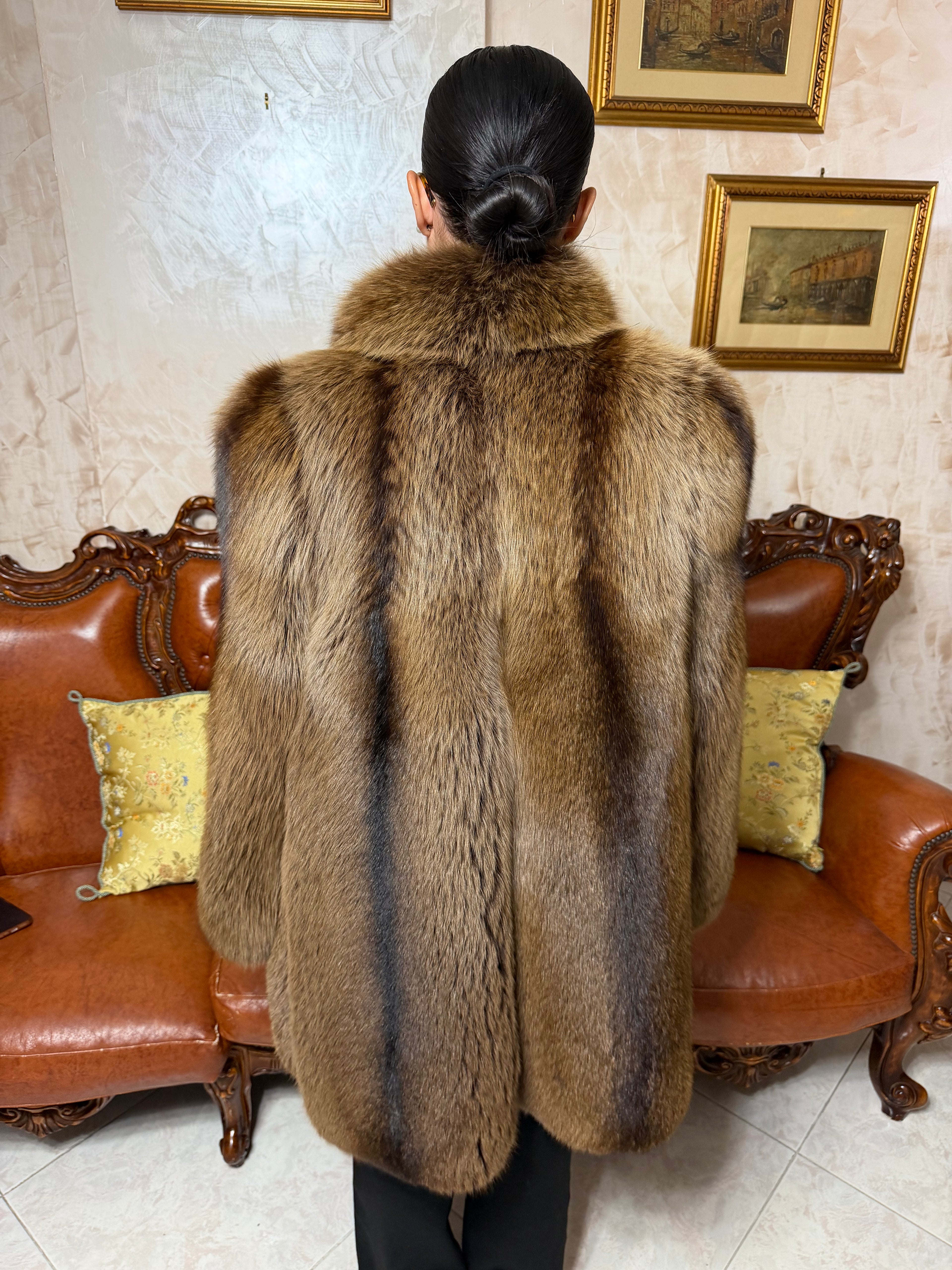 Fox fur jacket