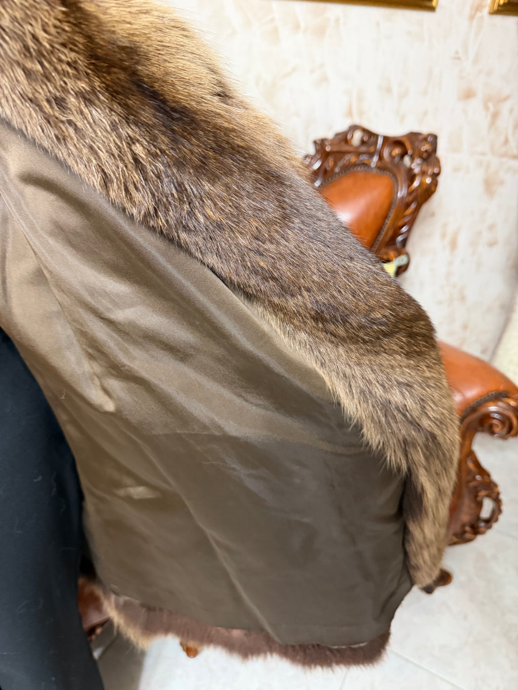 Fox fur jacket