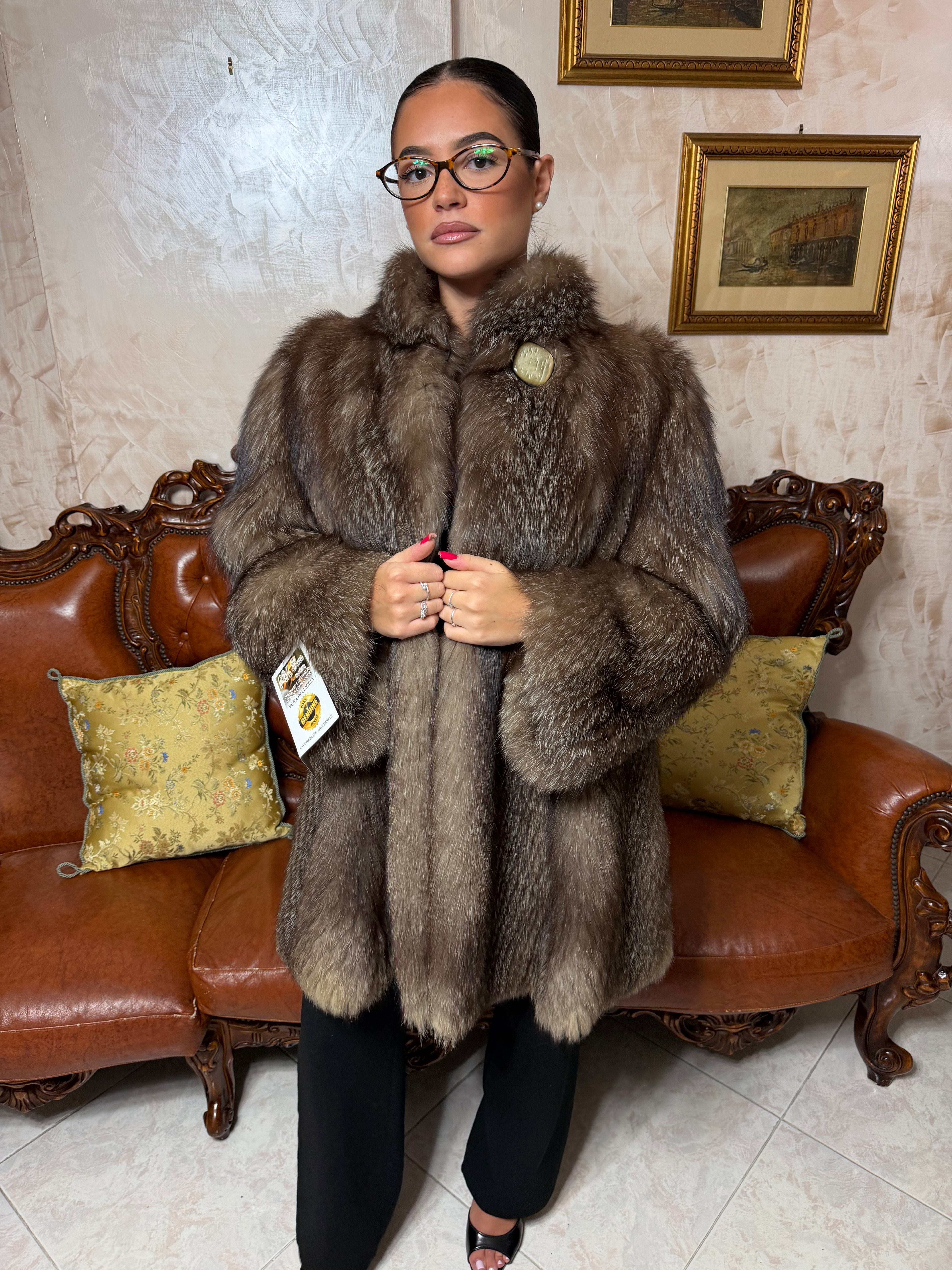 Fox fur jacket