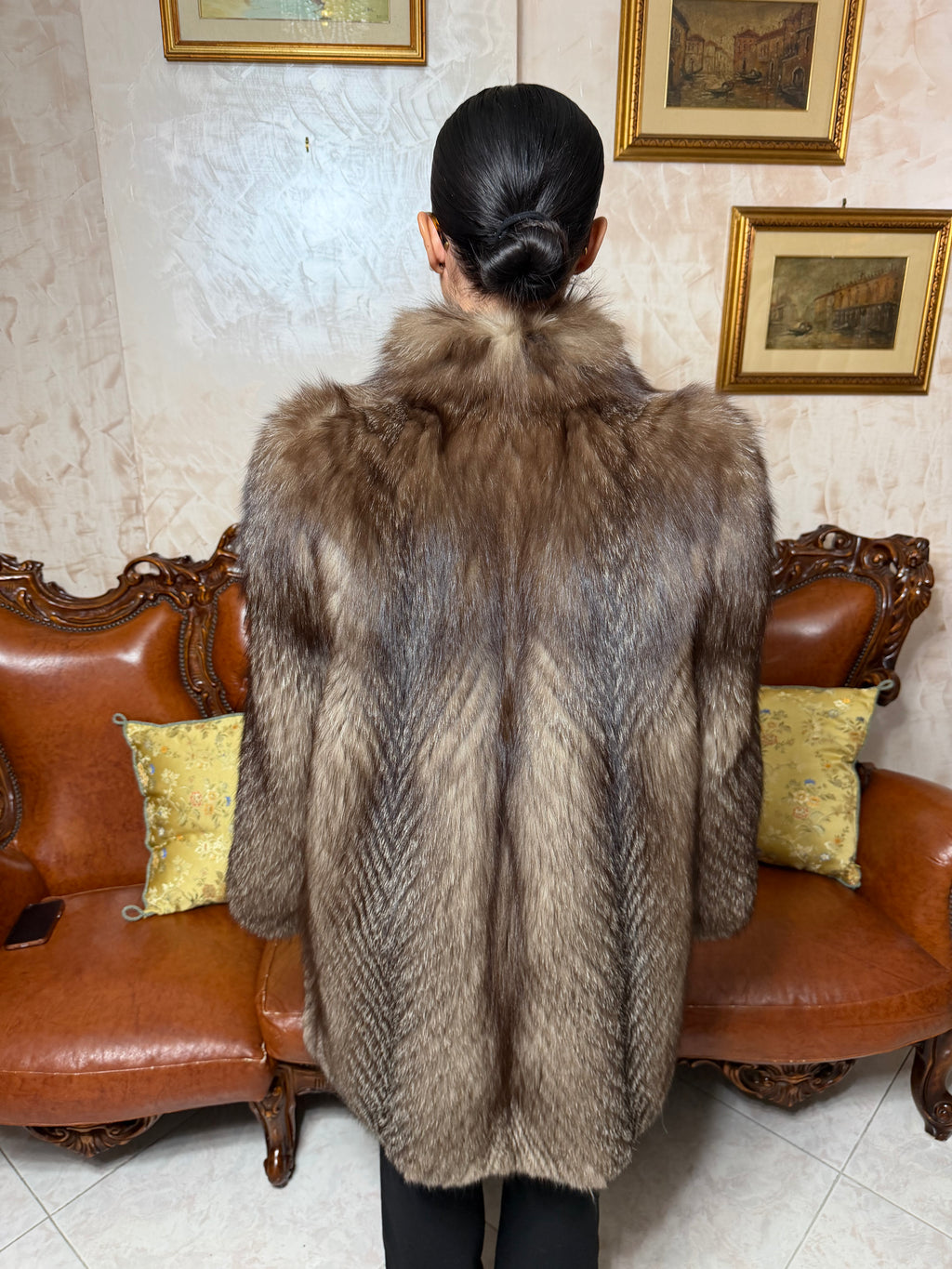Fox fur jacket