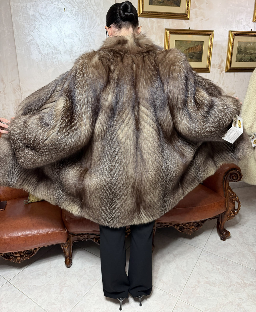 Fox fur jacket