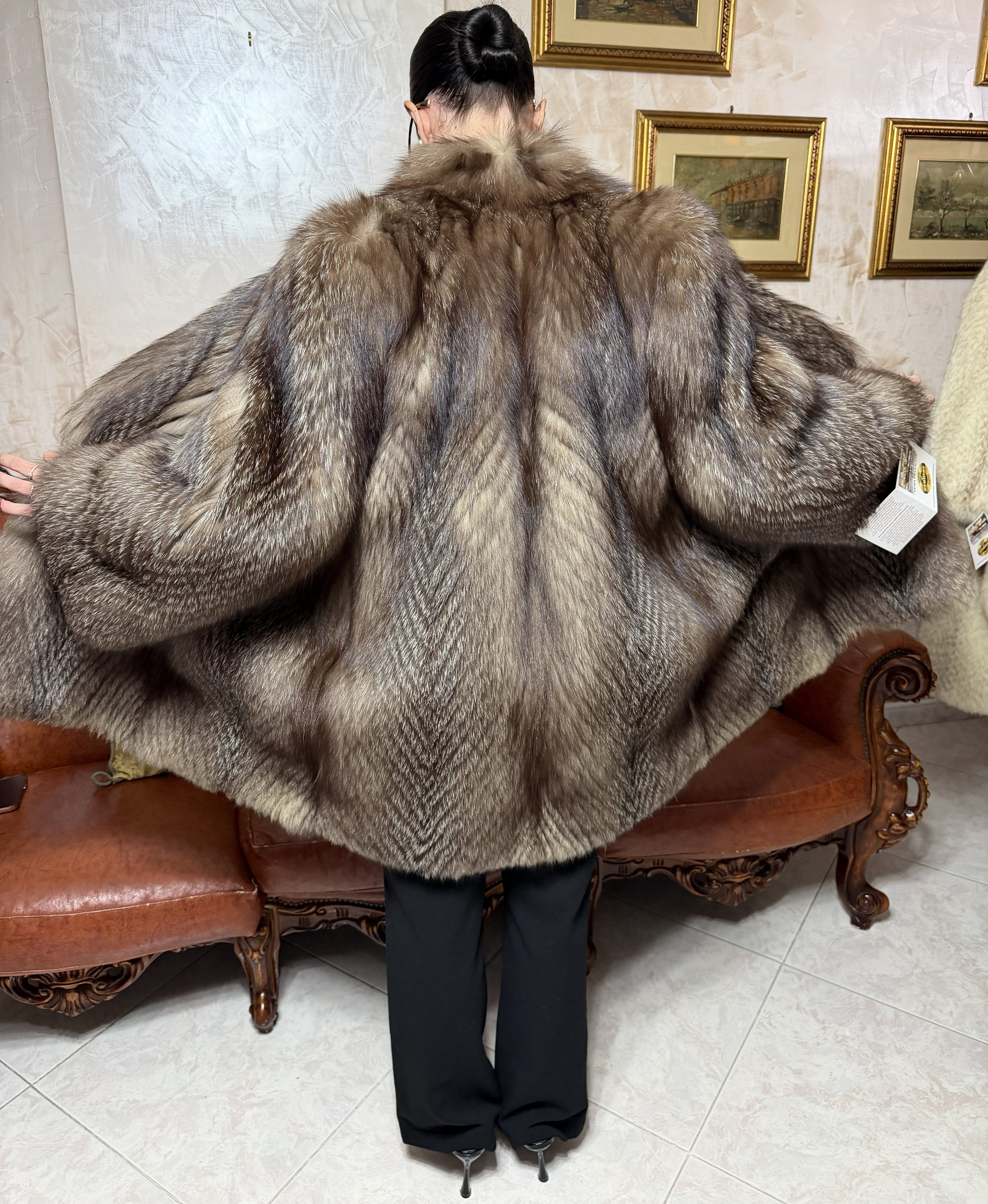 Fox fur jacket