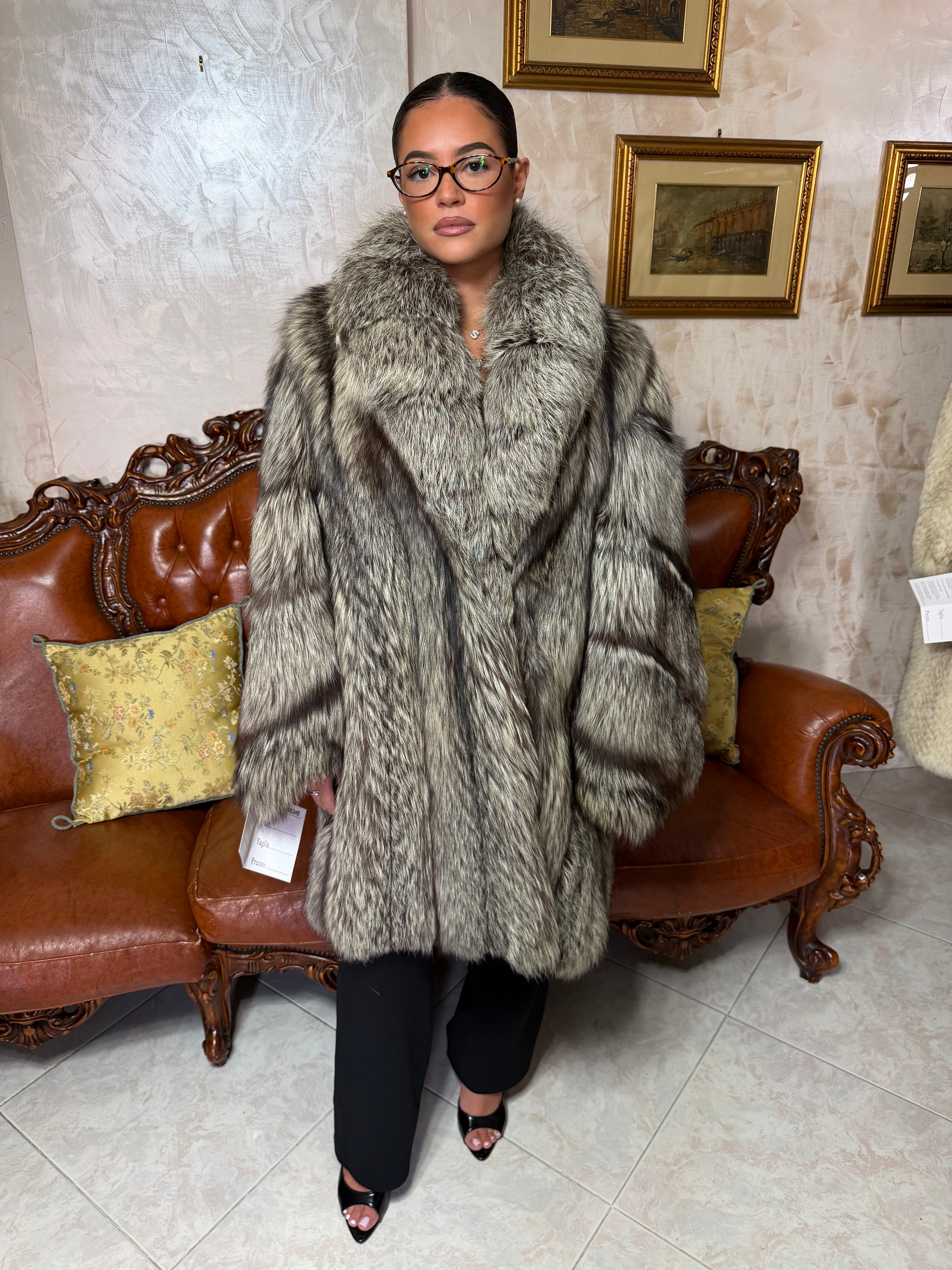Fox fur jacket