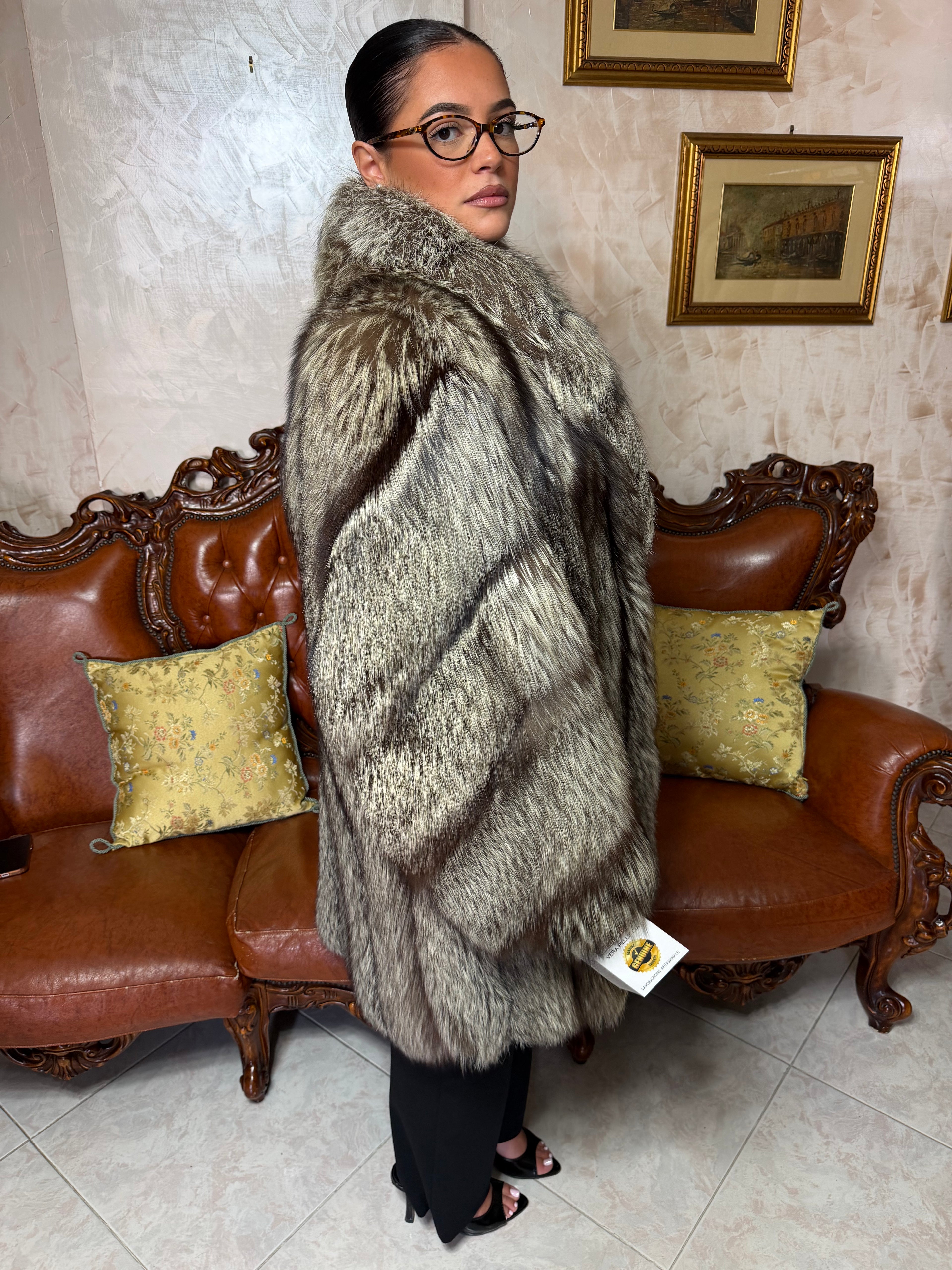 Fox fur jacket