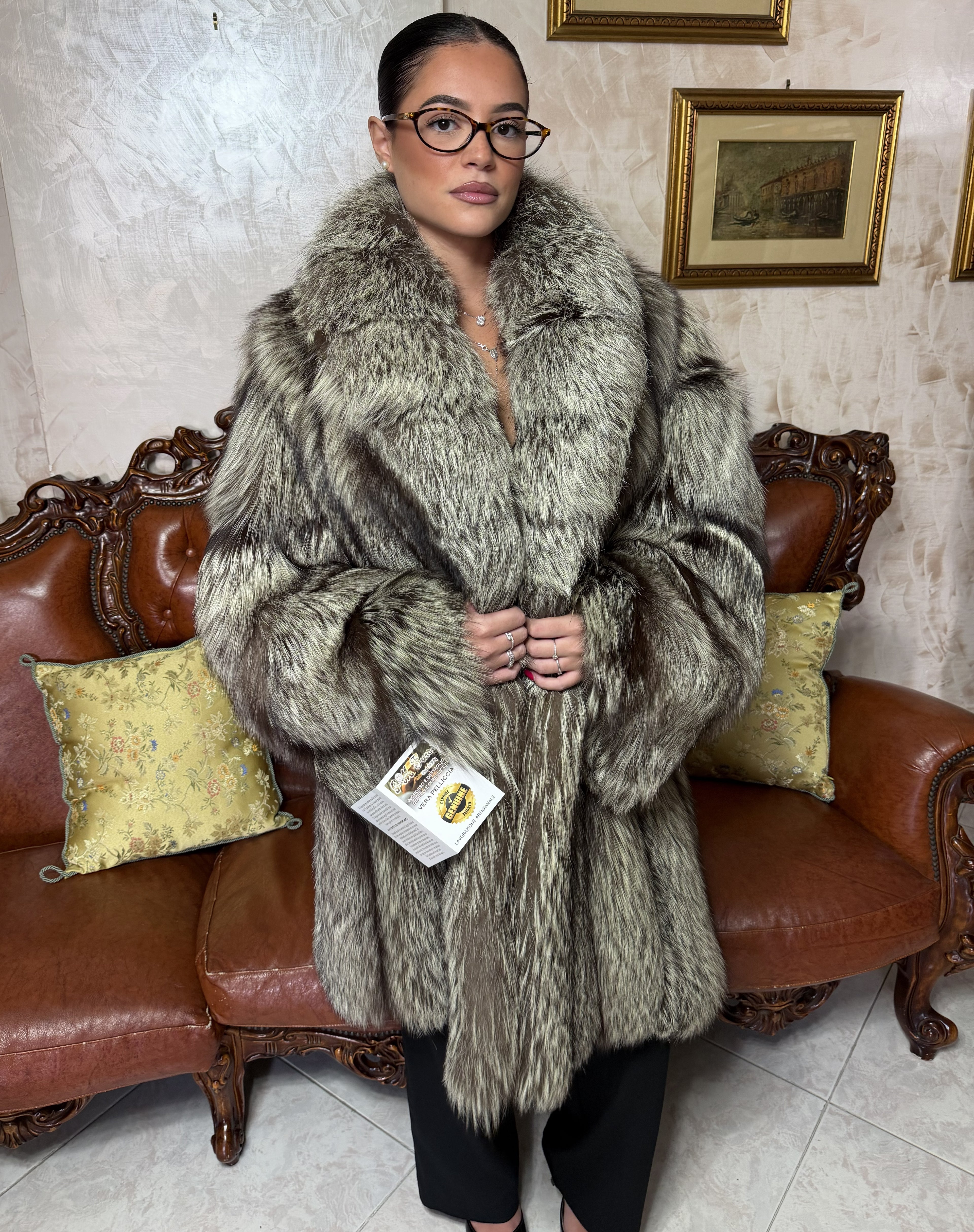 Fox fur jacket