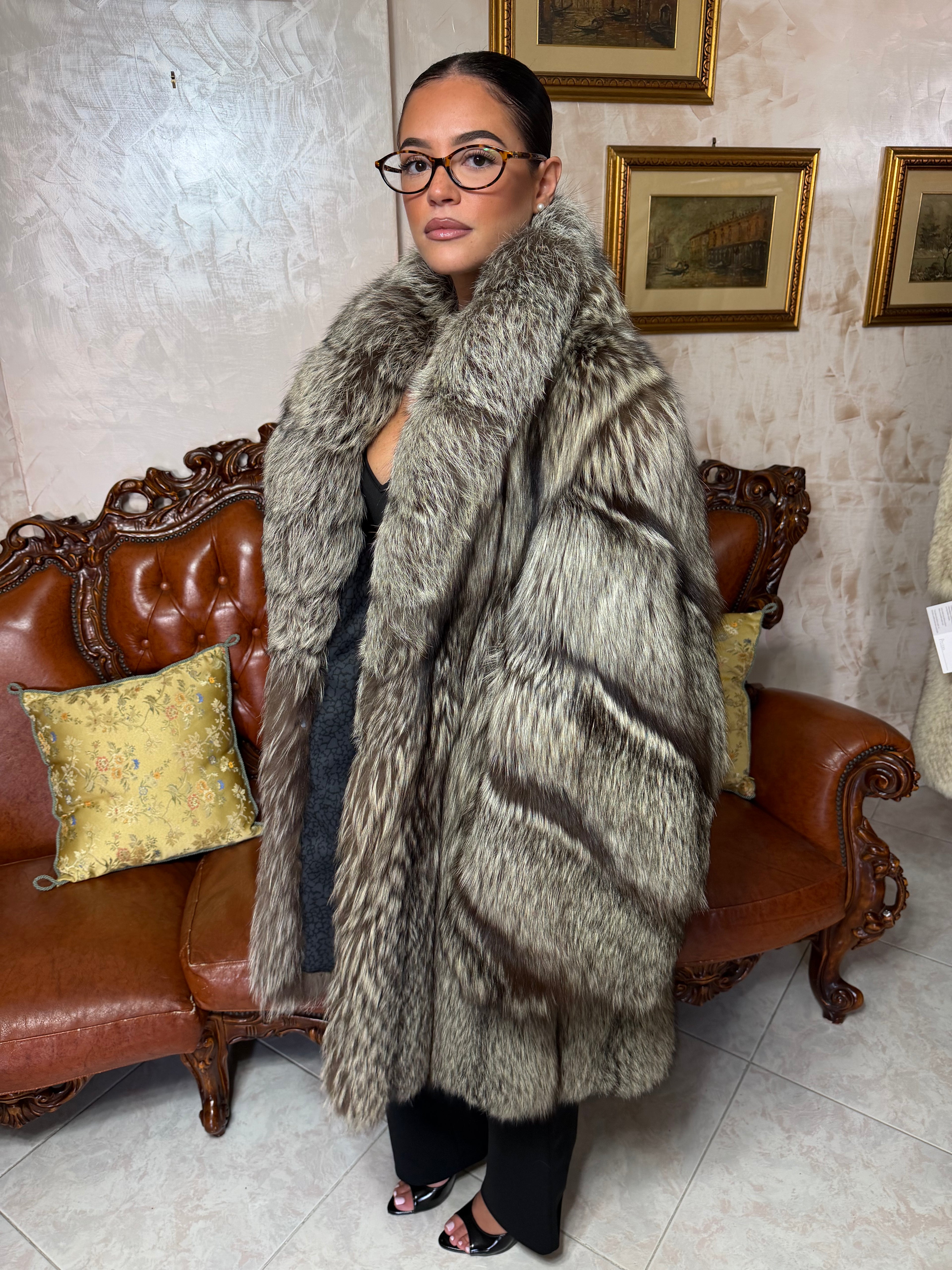 Fox fur jacket