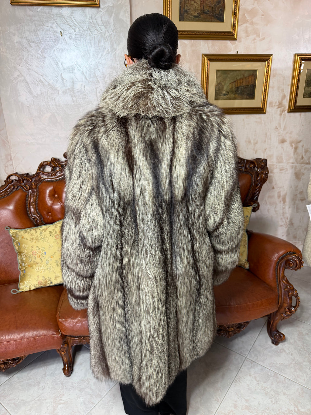 Fox fur jacket