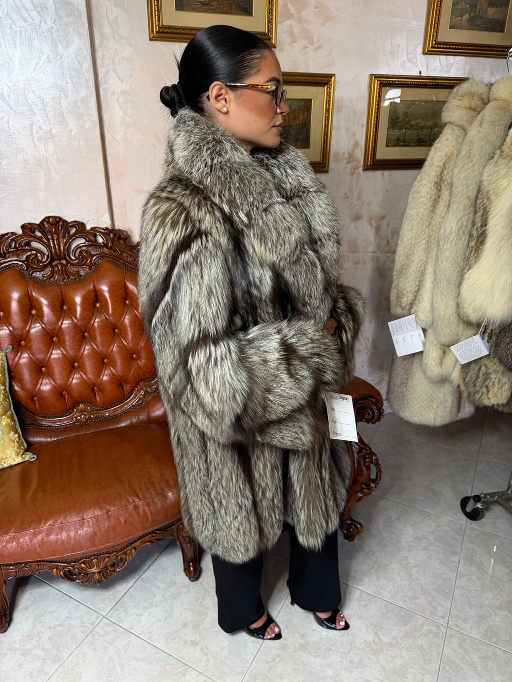 Fox fur jacket