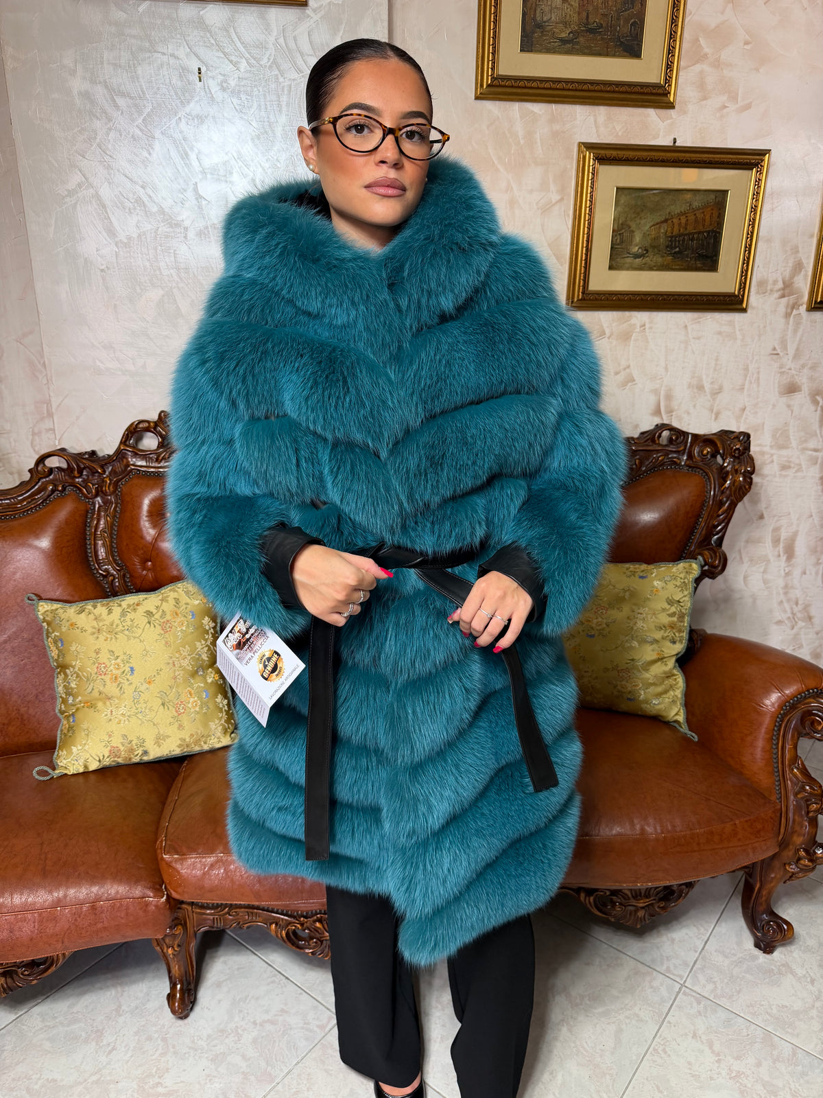 Fox fur jacket