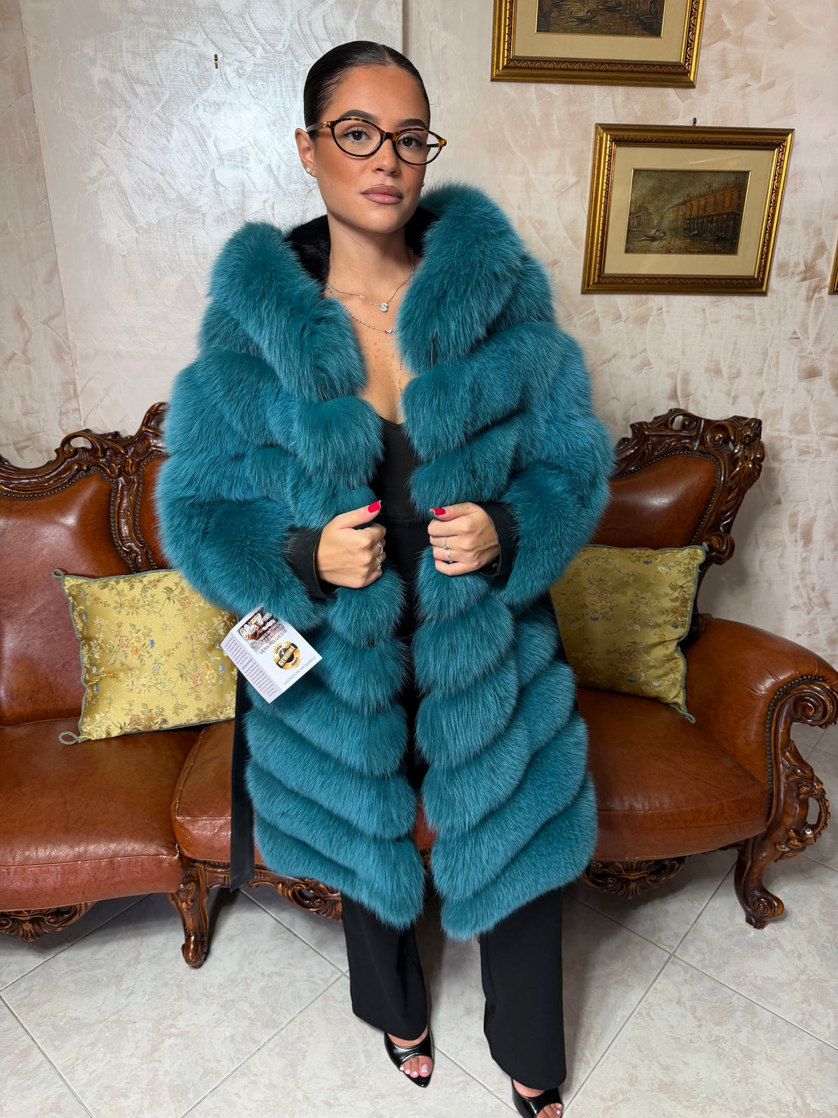 Fox fur jacket