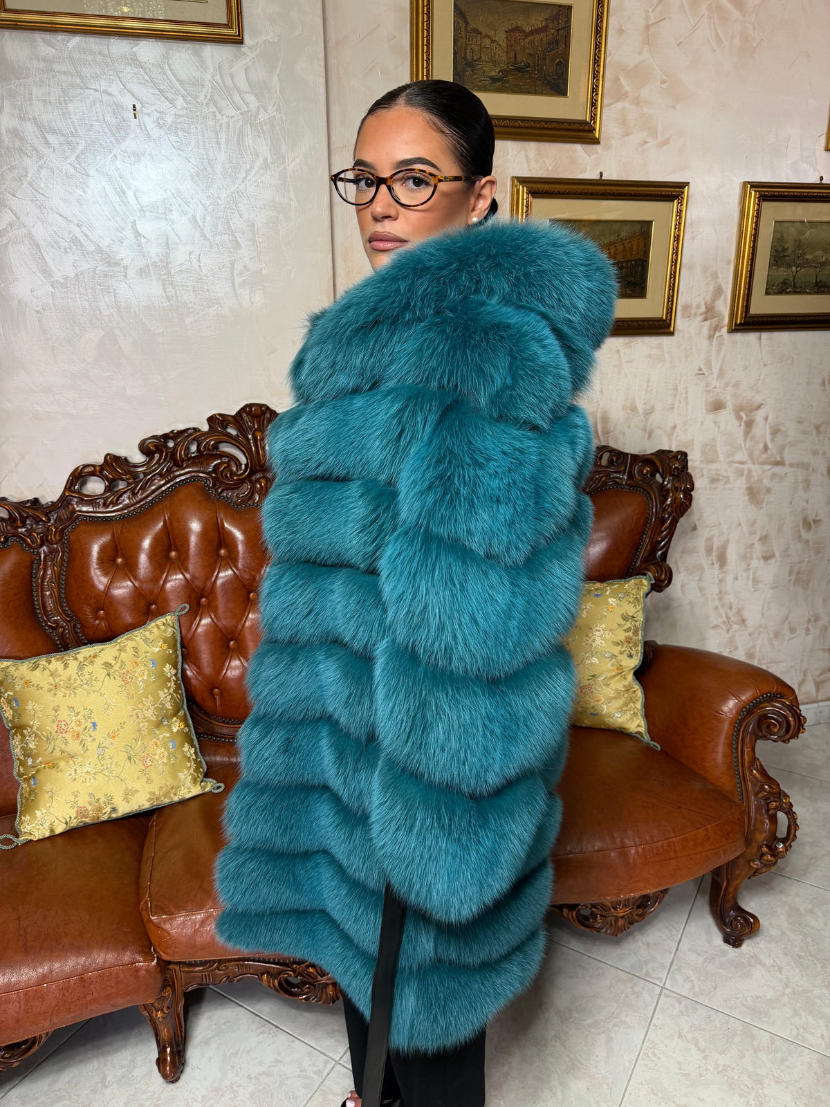 Fox fur jacket