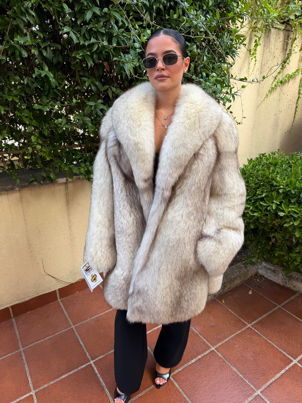 Fox fur jacket