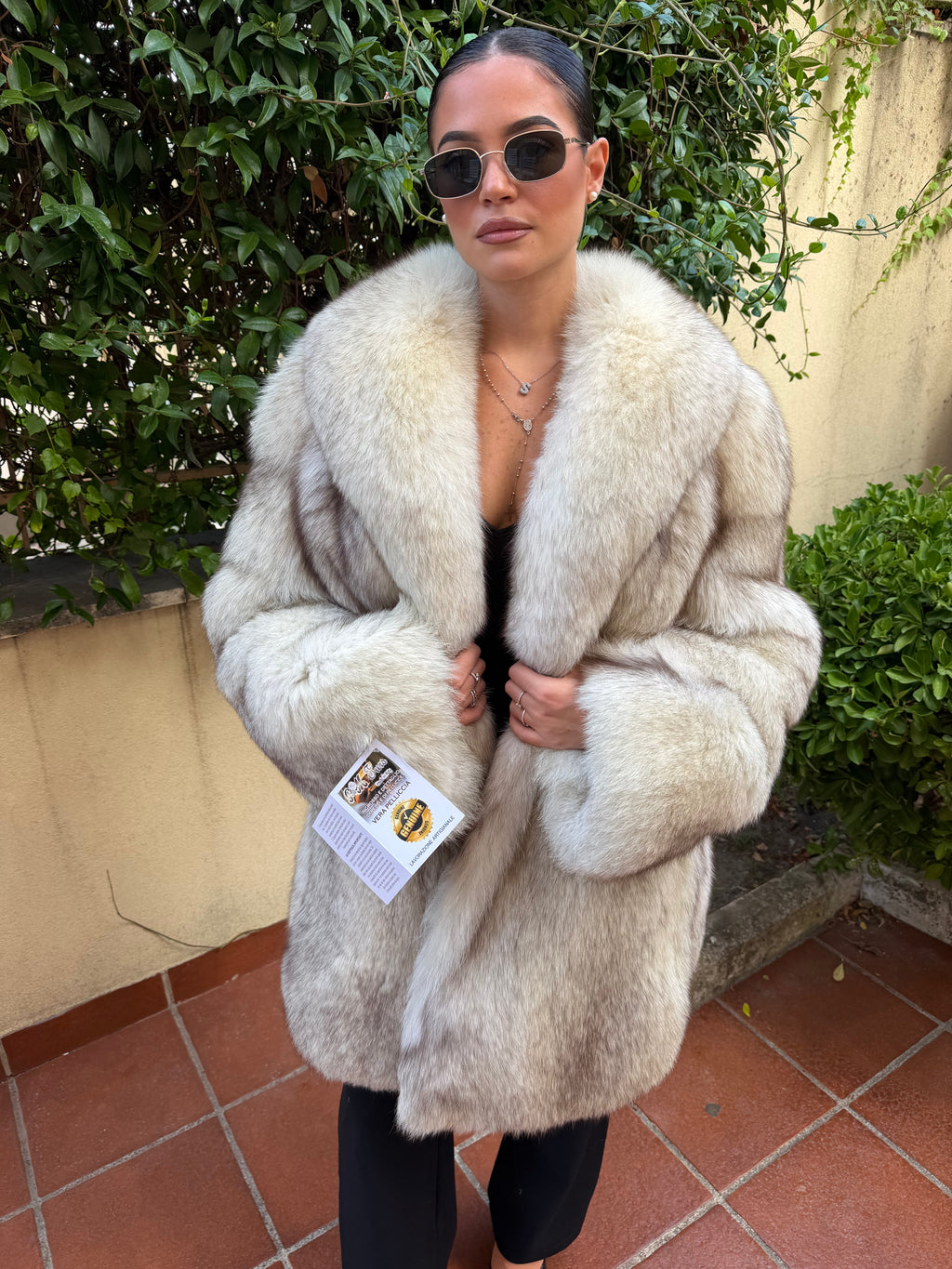 Fox fur jacket