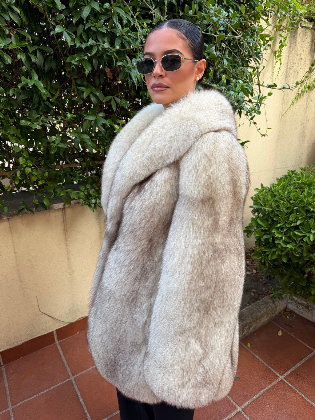 Fox fur jacket