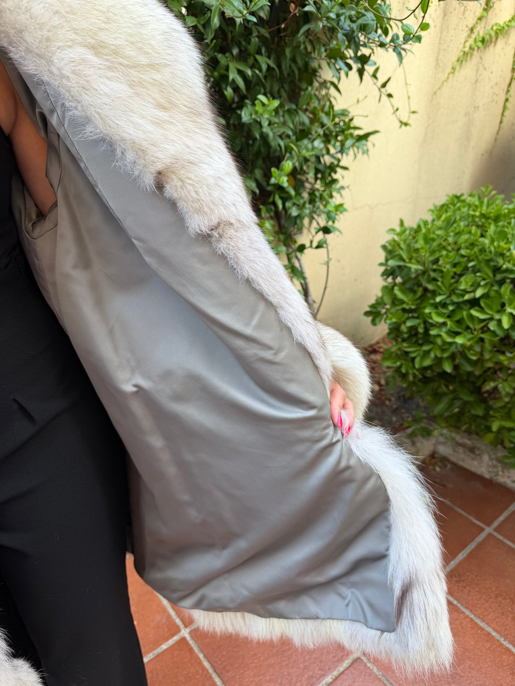 Fox fur jacket