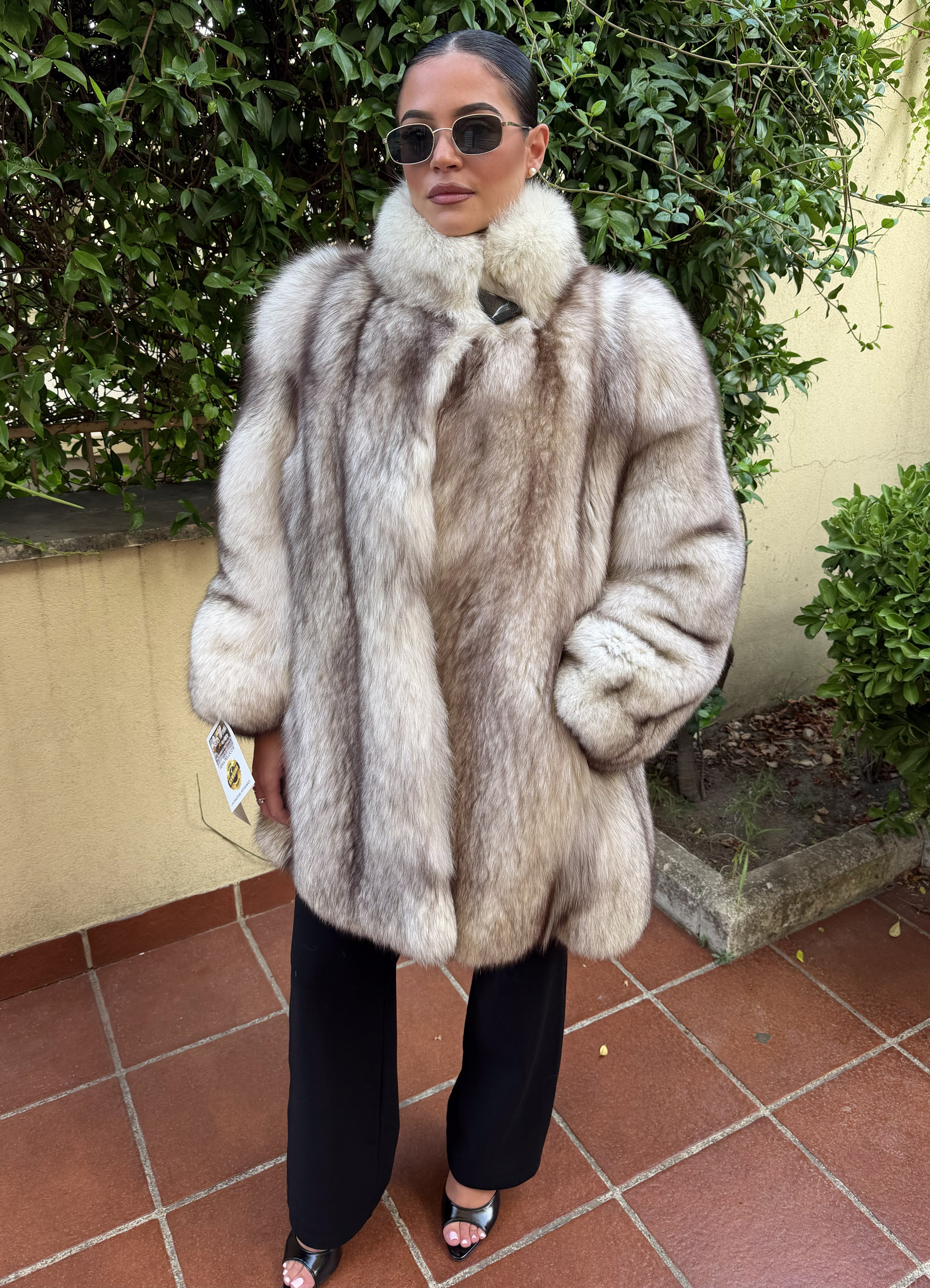Fox fur jacket