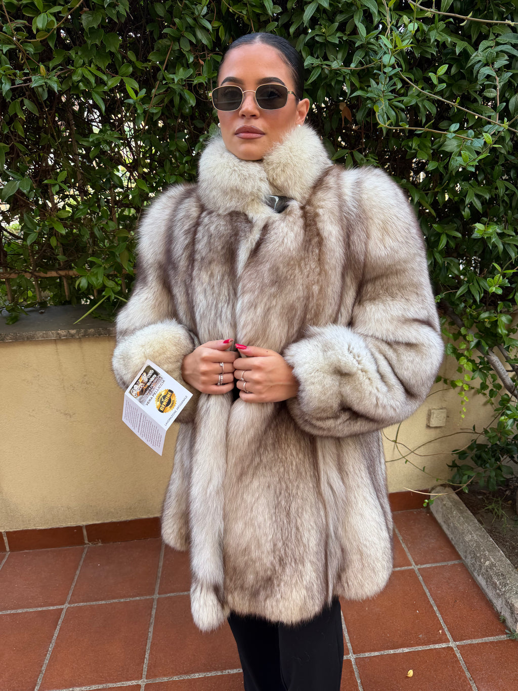 Fox fur jacket