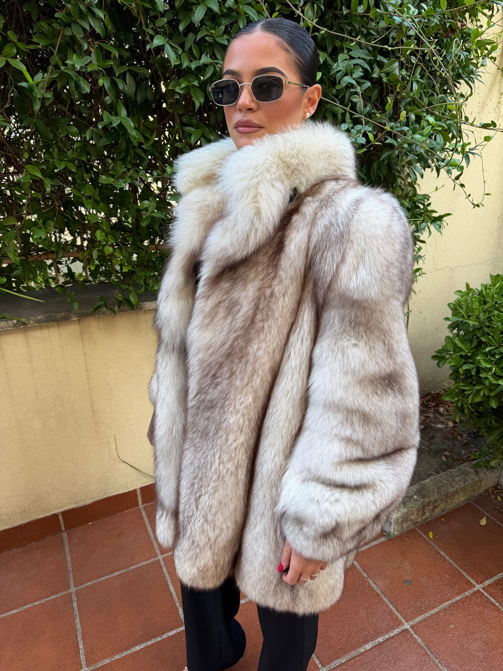 Fox fur jacket