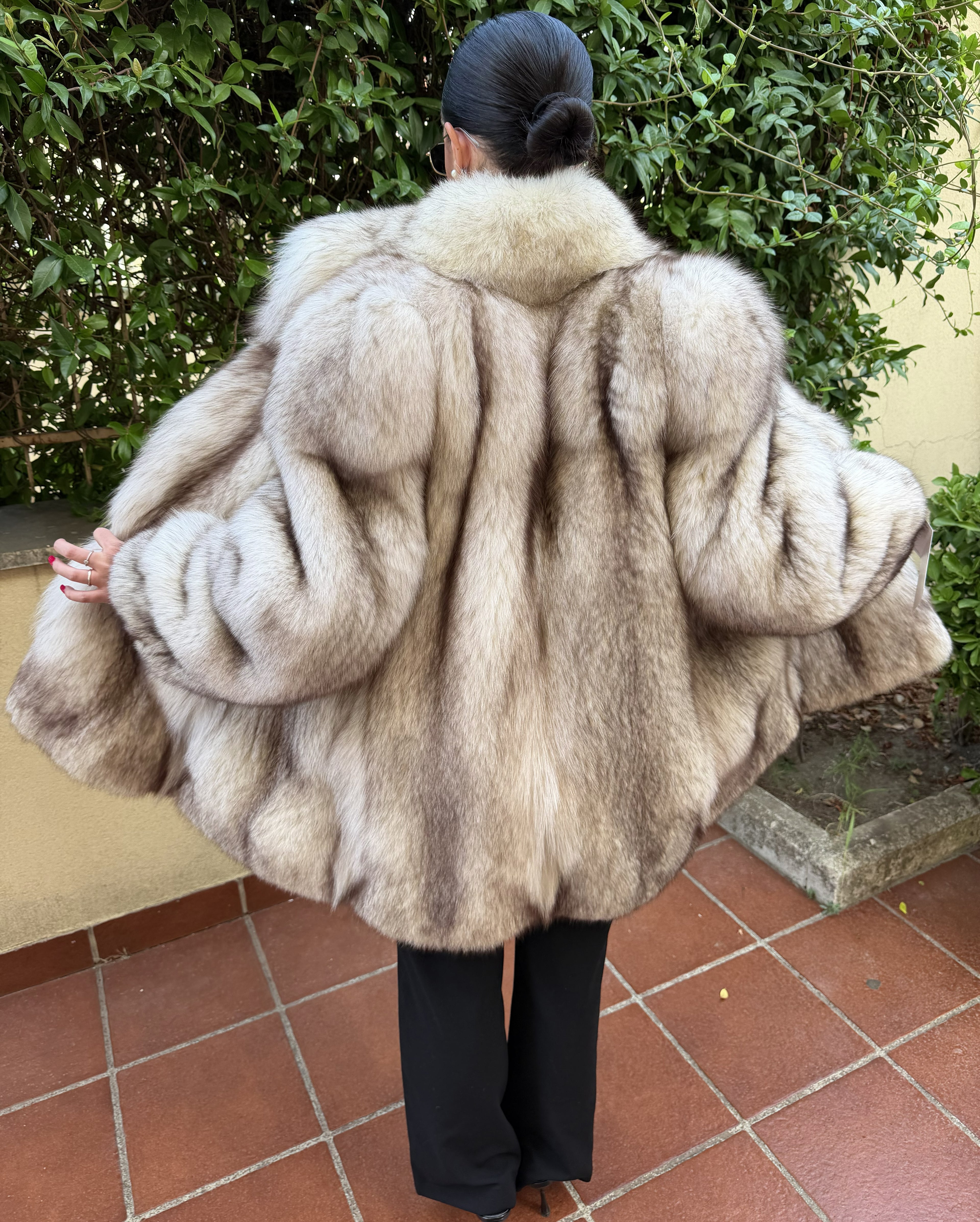 Fox fur jacket