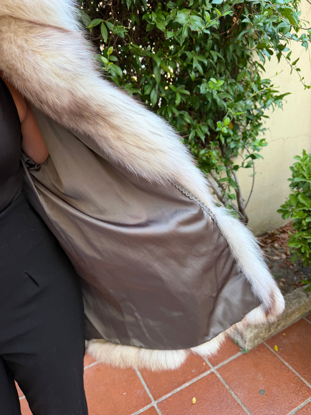 Fox fur jacket