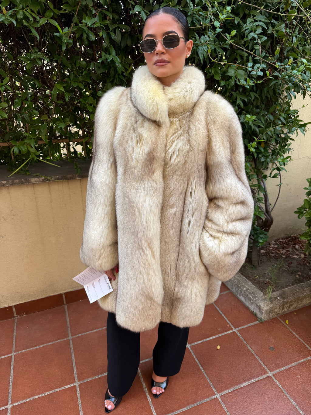 Fox fur jacket
