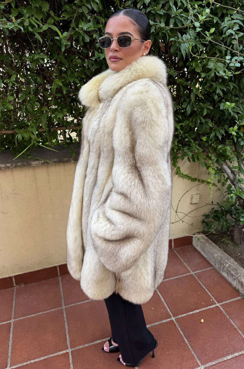 Fox fur jacket