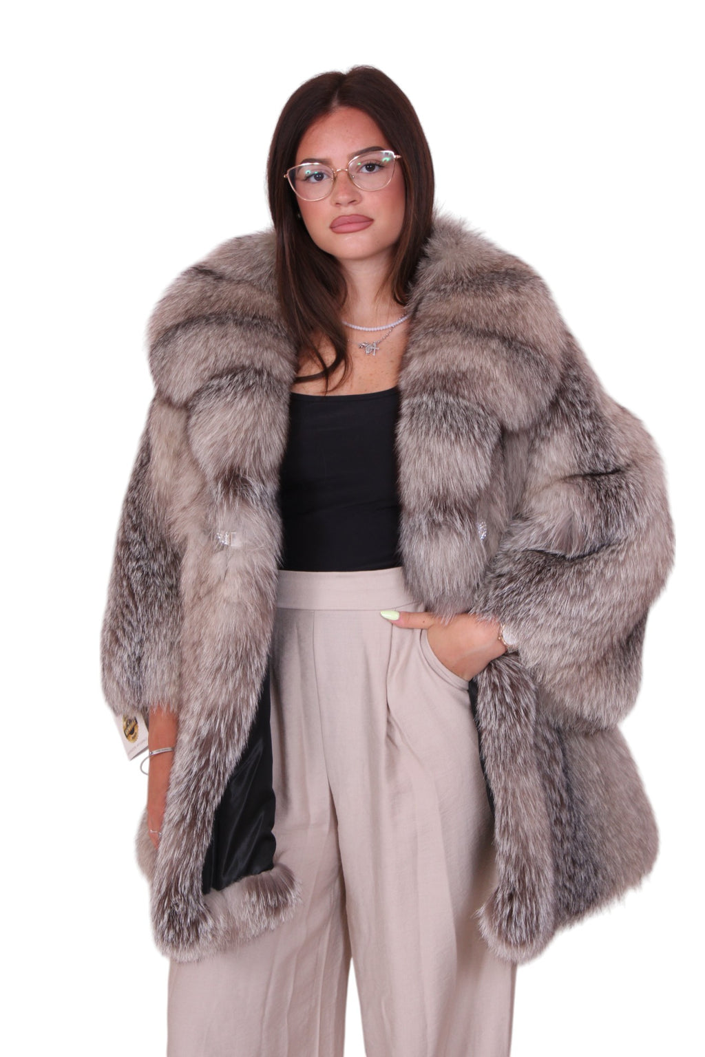 Fox fur jacket