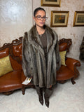 Raccoon fur jacket