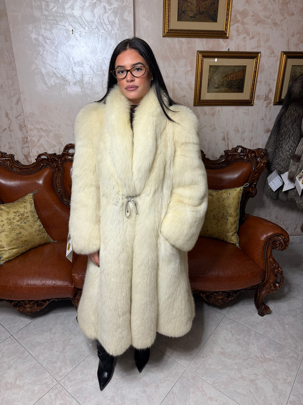 Cappotto pelliccia volpe