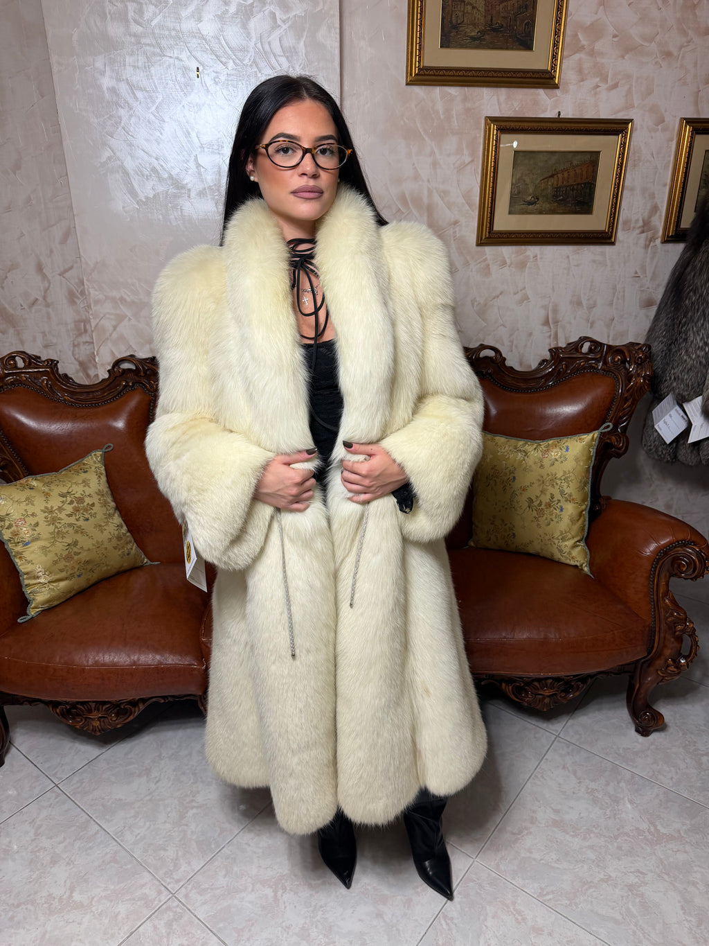 Cappotto pelliccia volpe
