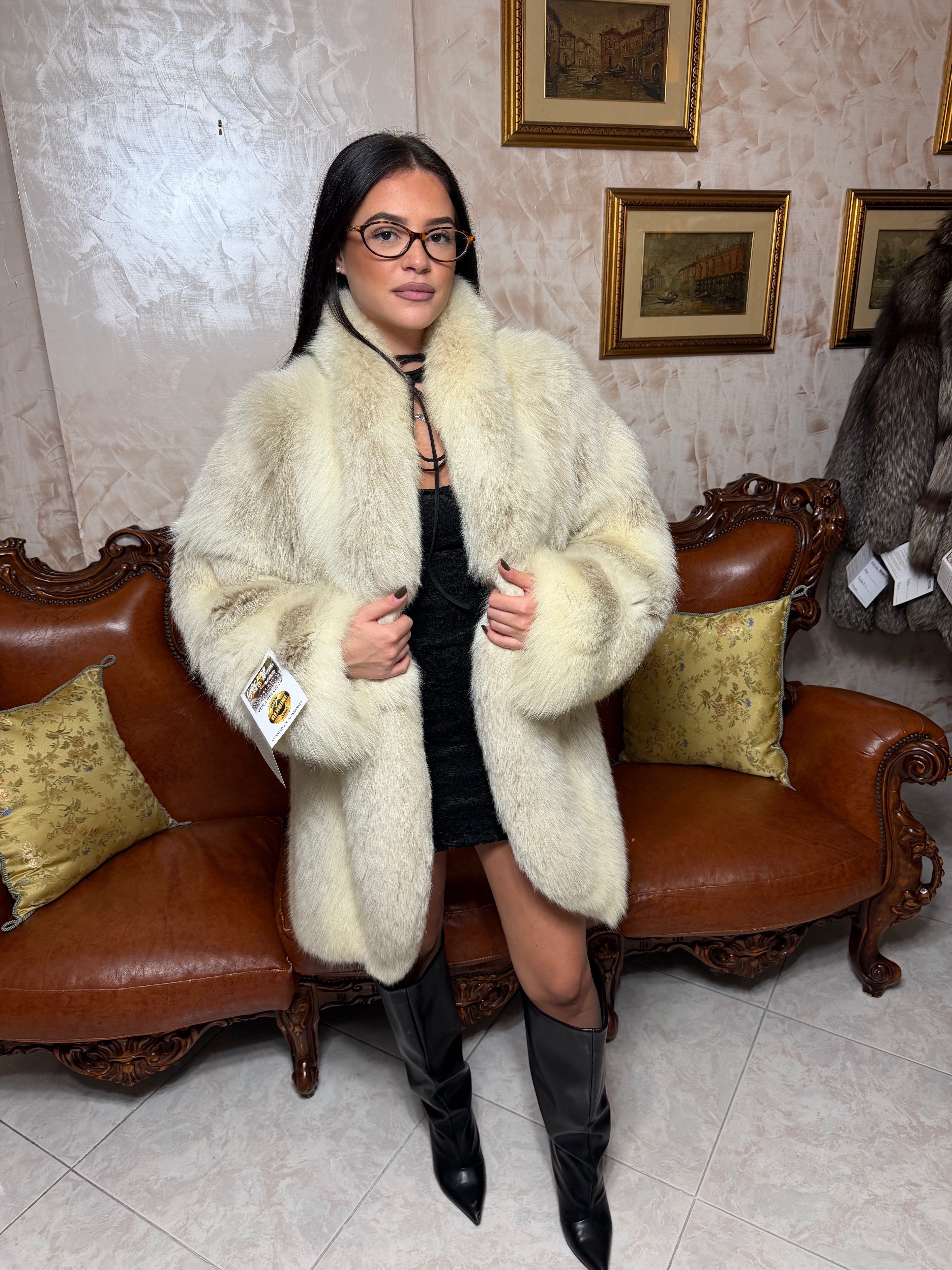 Giacca pelliccia volpe