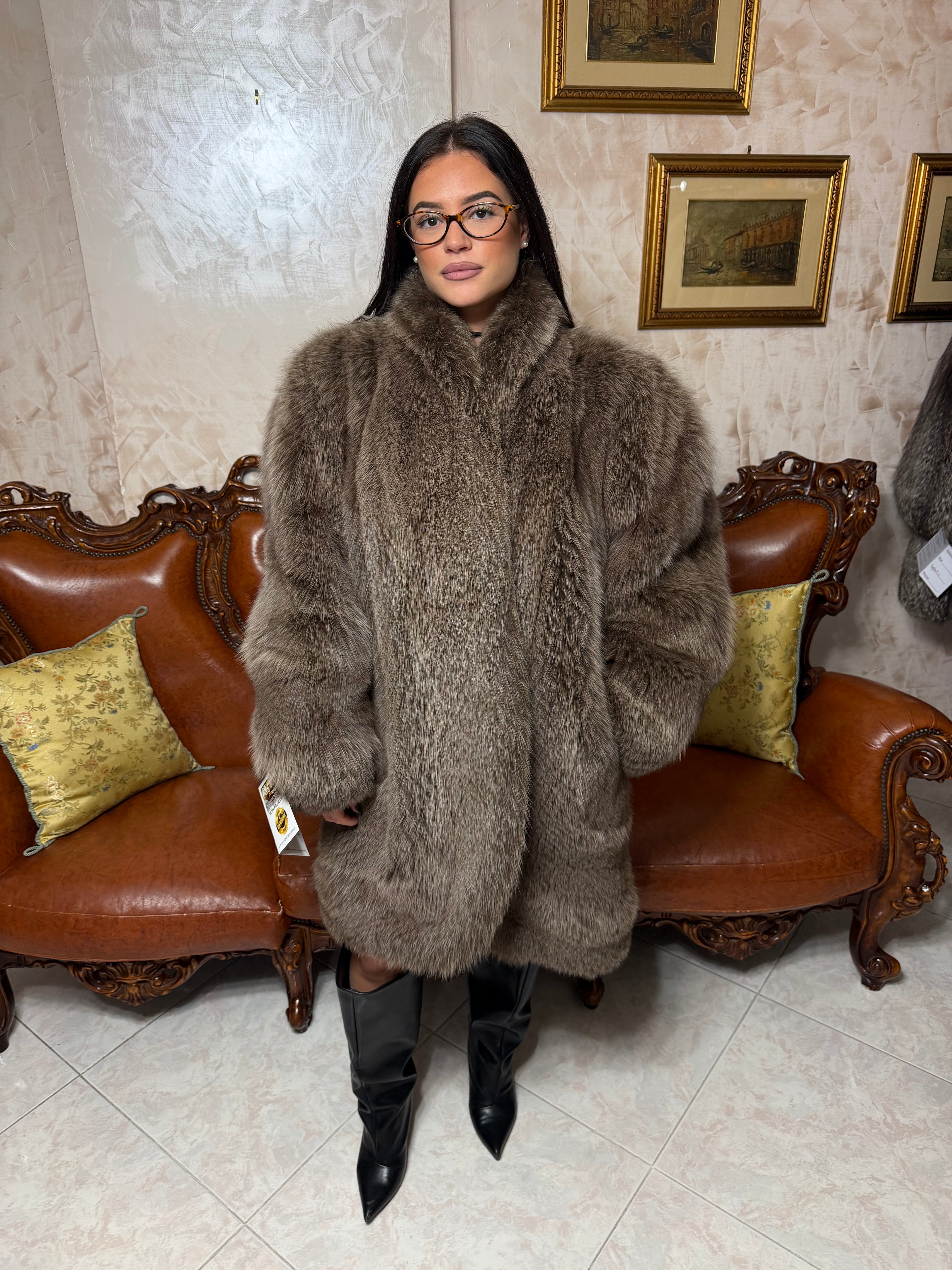 Fox fur jacket