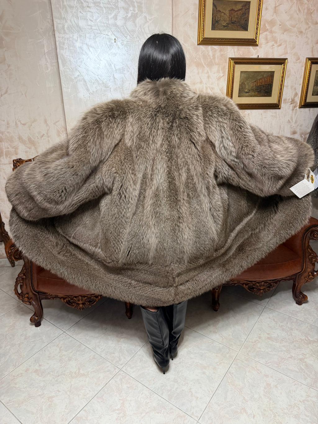 Fox fur jacket