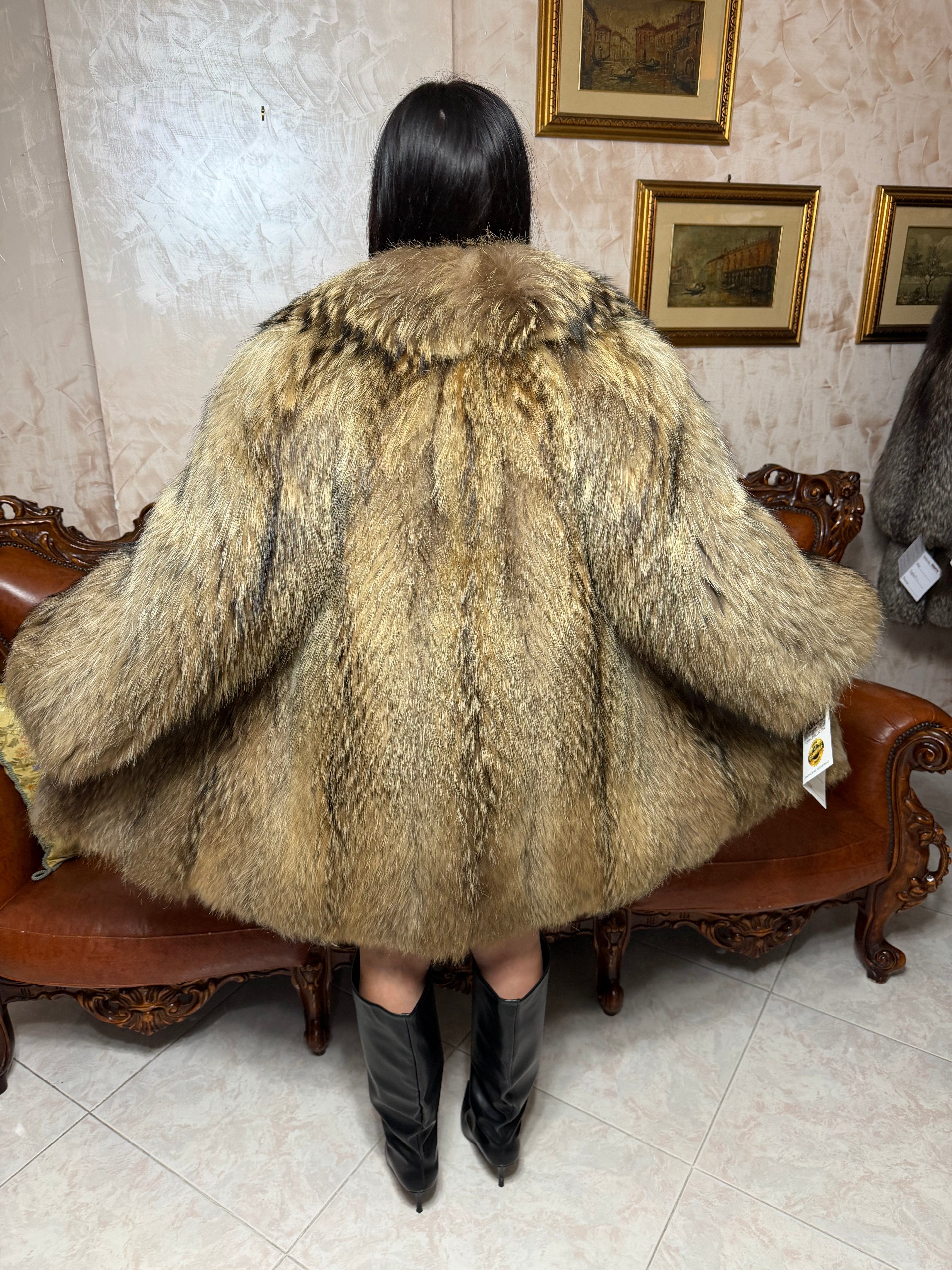 Murmasky (raccoon) fur jacket