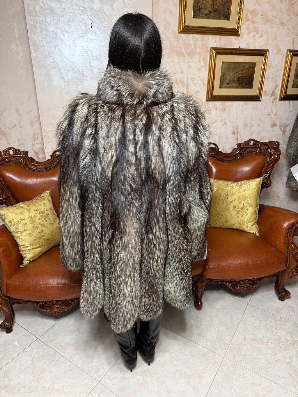 Fox fur jacket