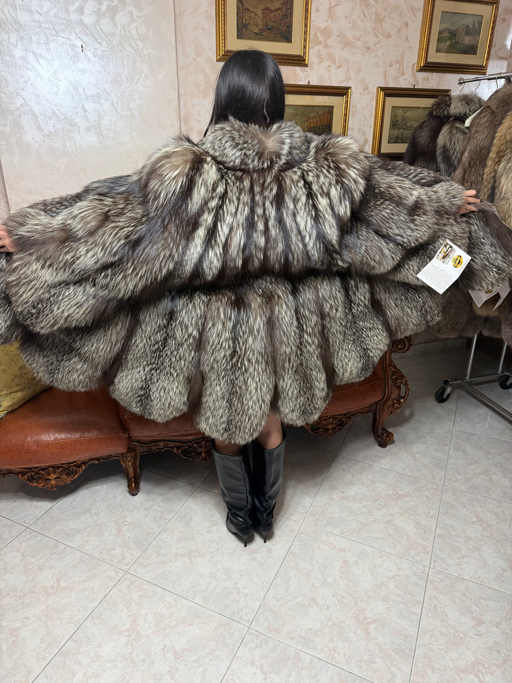 Fox fur jacket