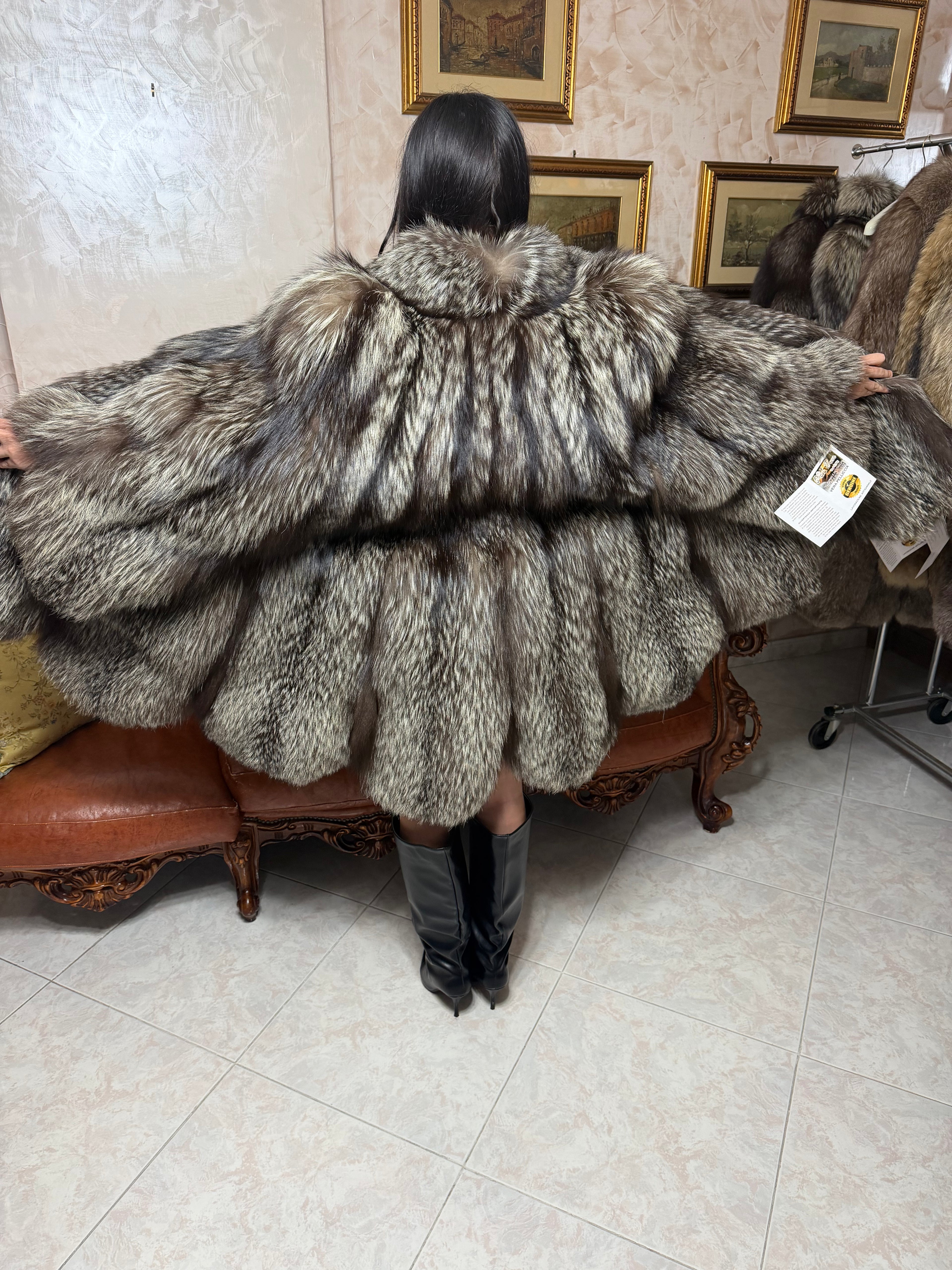 Fox fur jacket