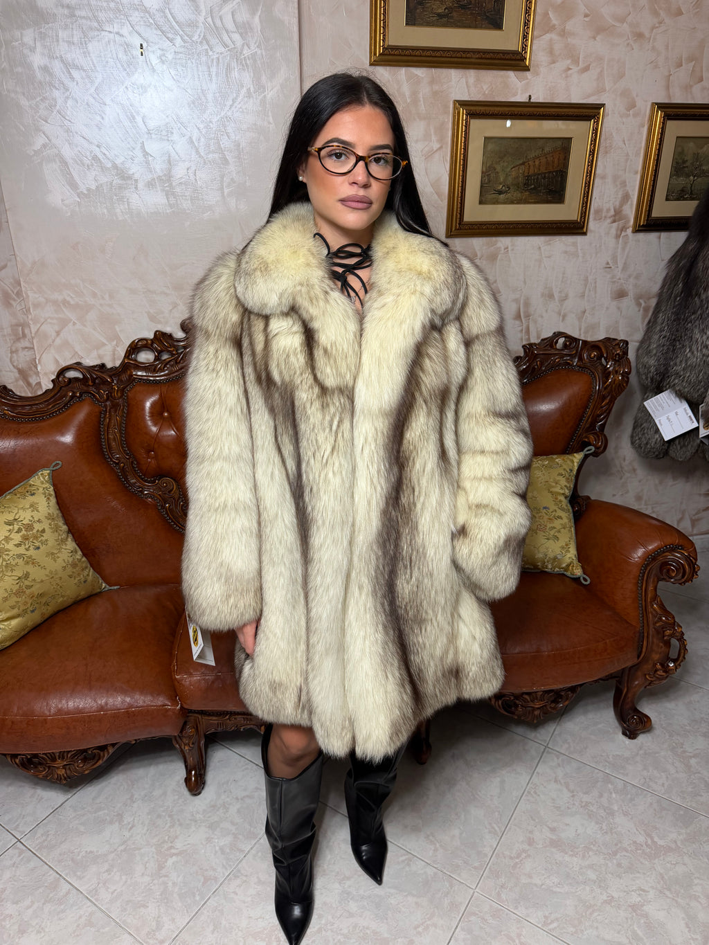 Fox fur jacket