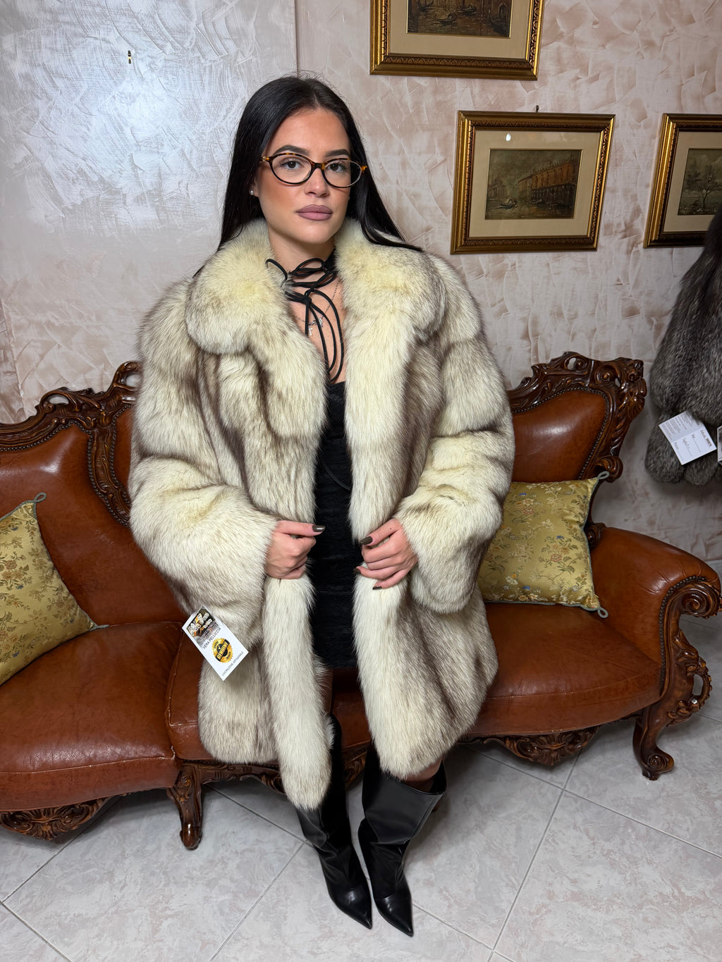 Fox fur jacket