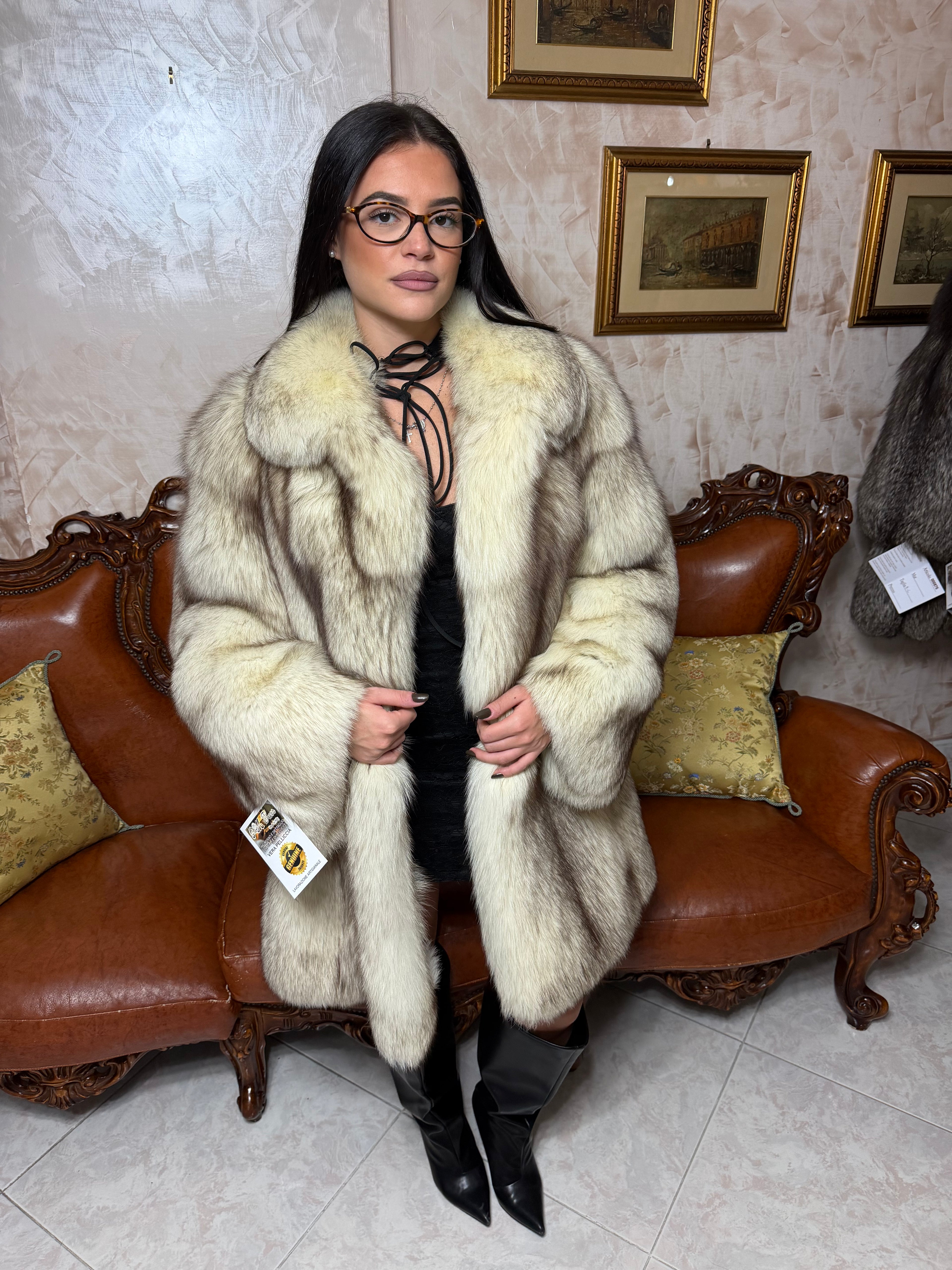 Fox fur jacket