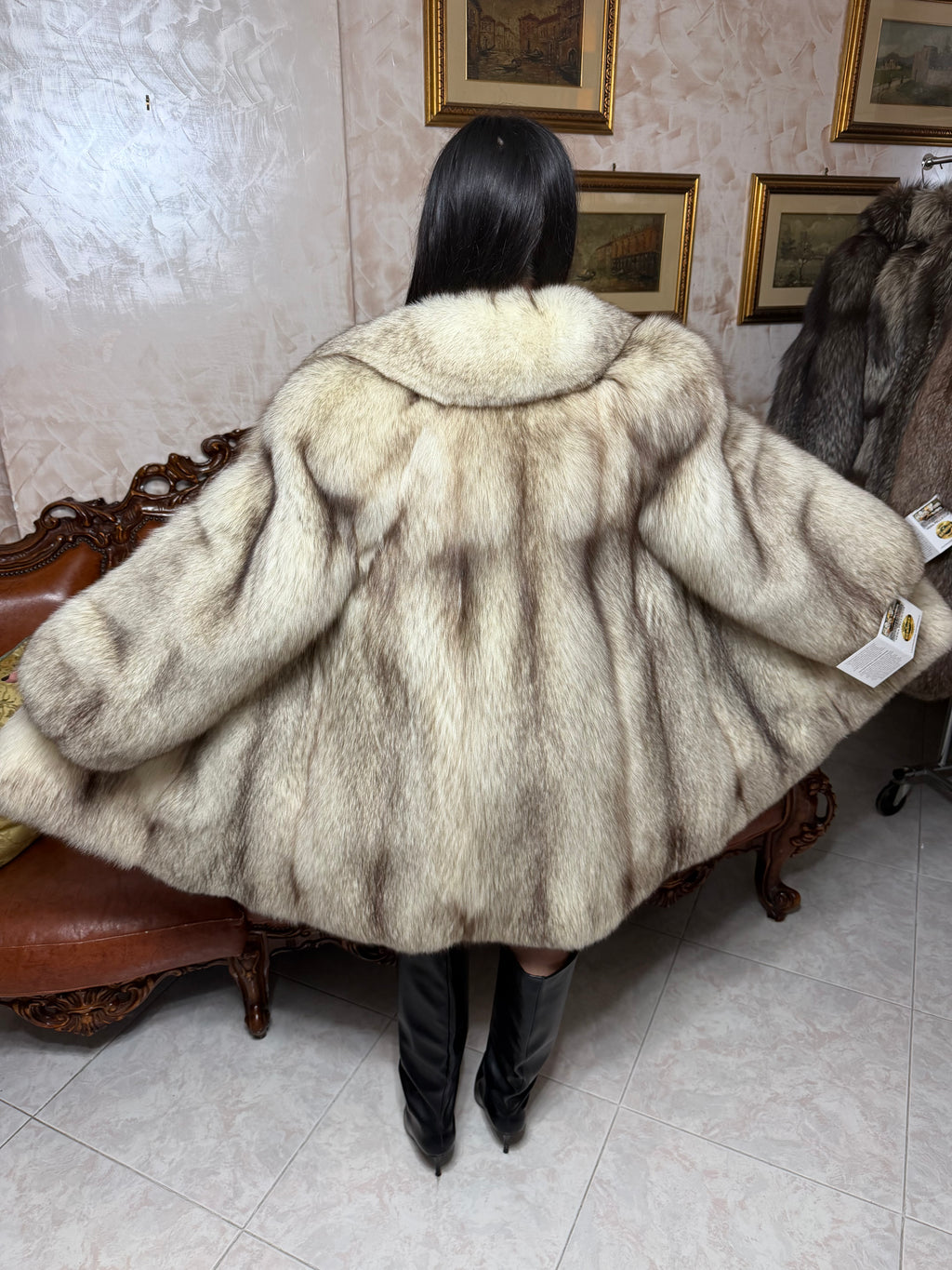Fox fur jacket