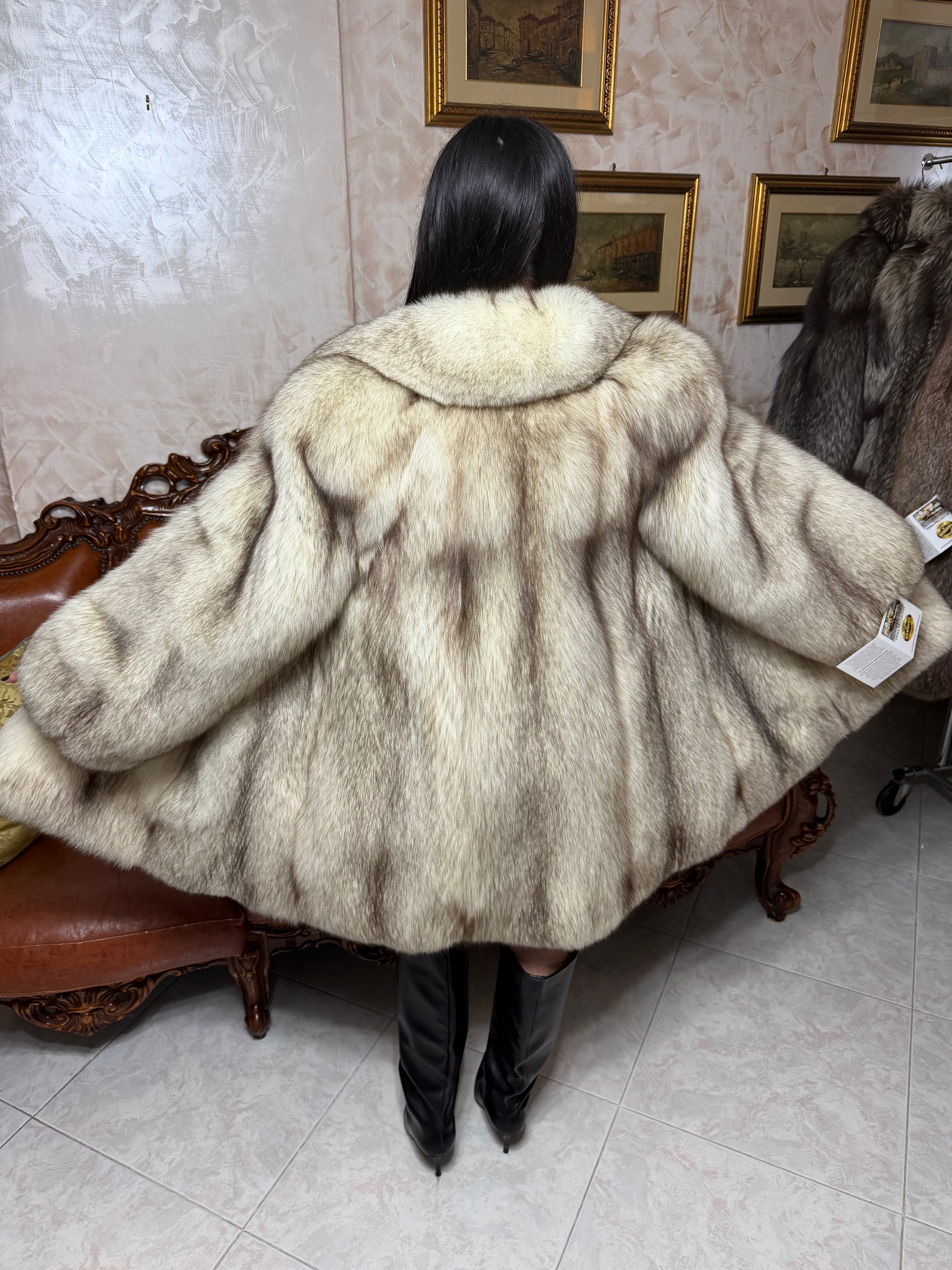 Fox fur jacket