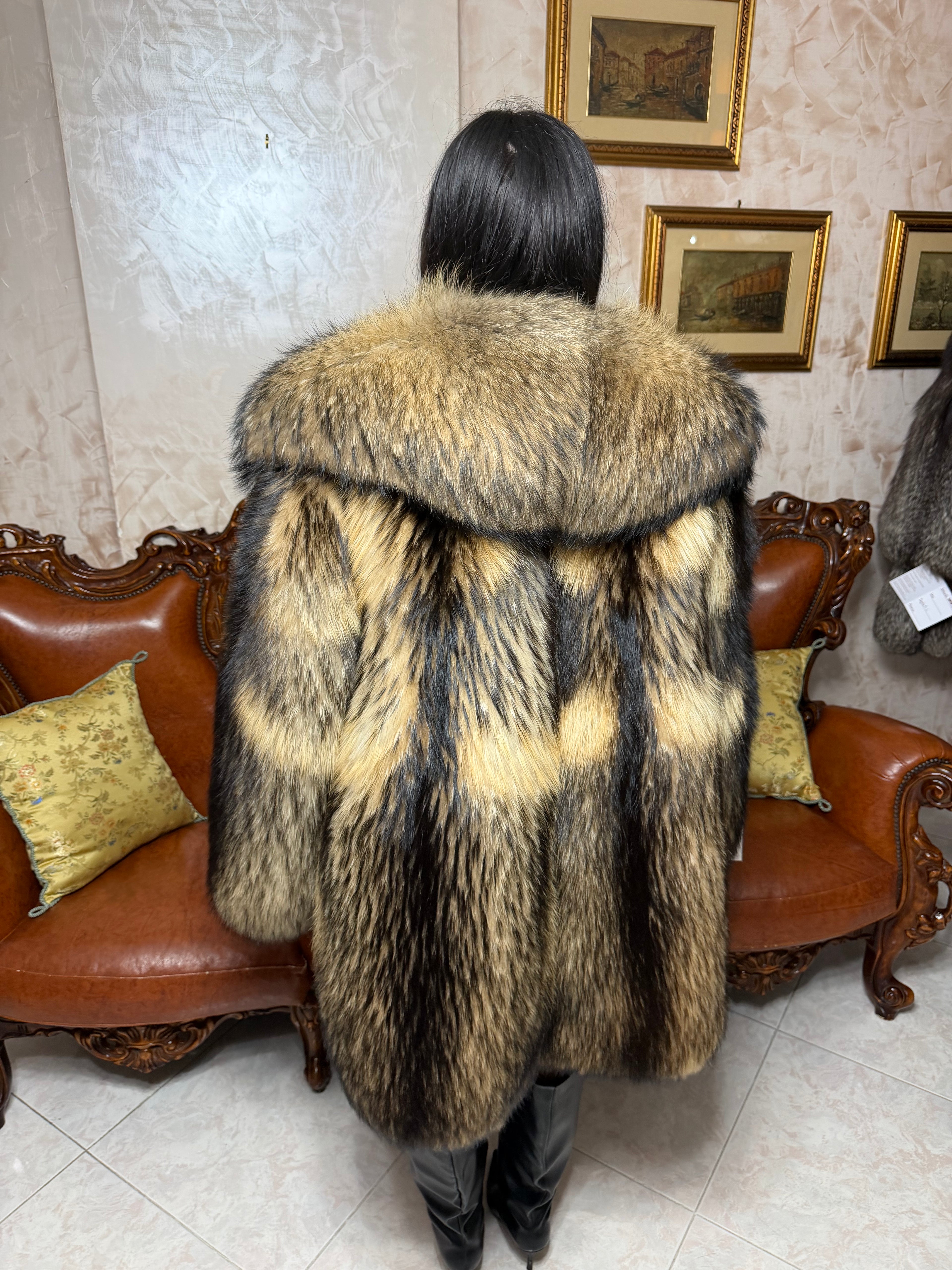 Pelzjacke aus Marderhund