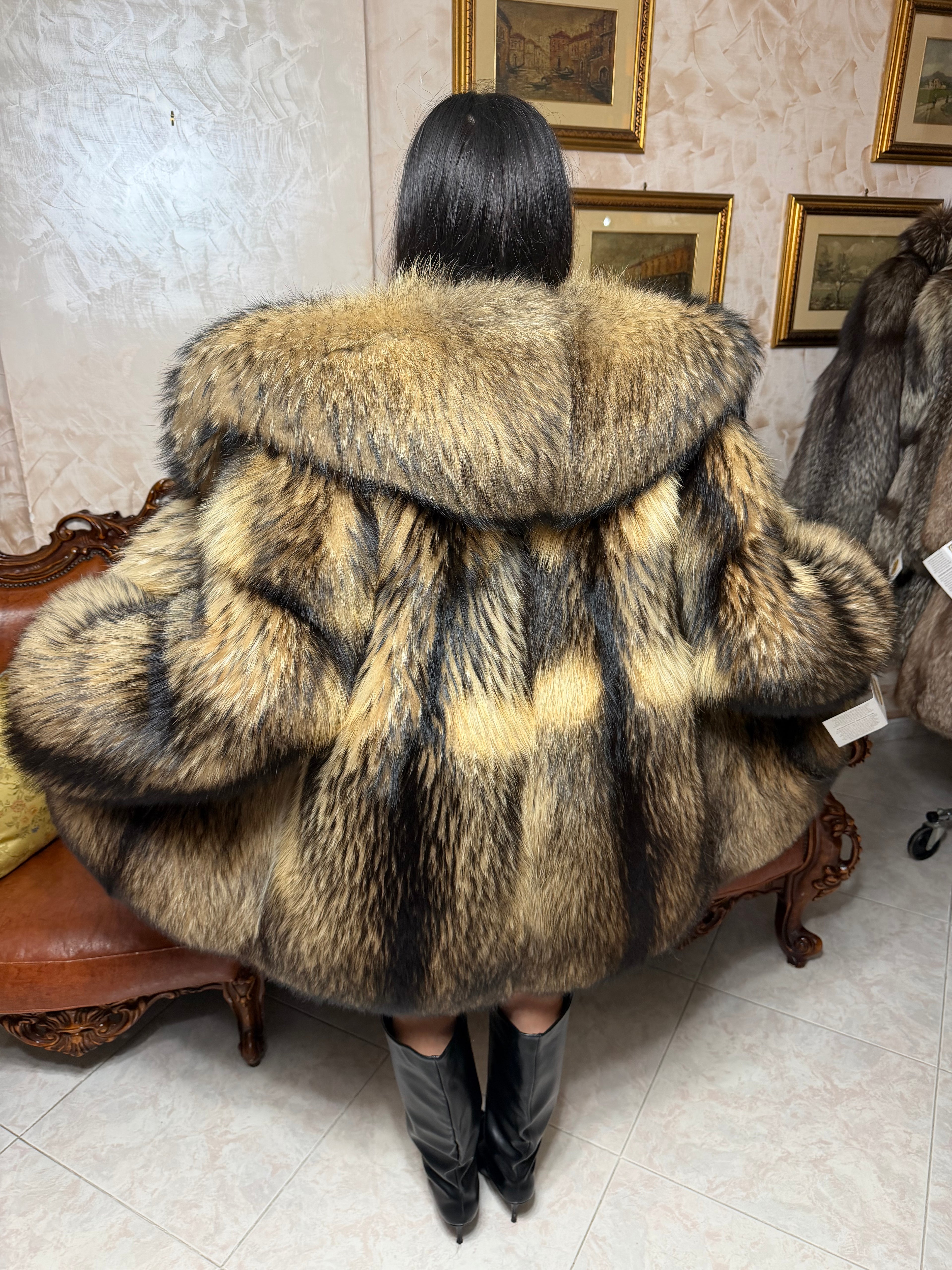 Pelzjacke aus Marderhund