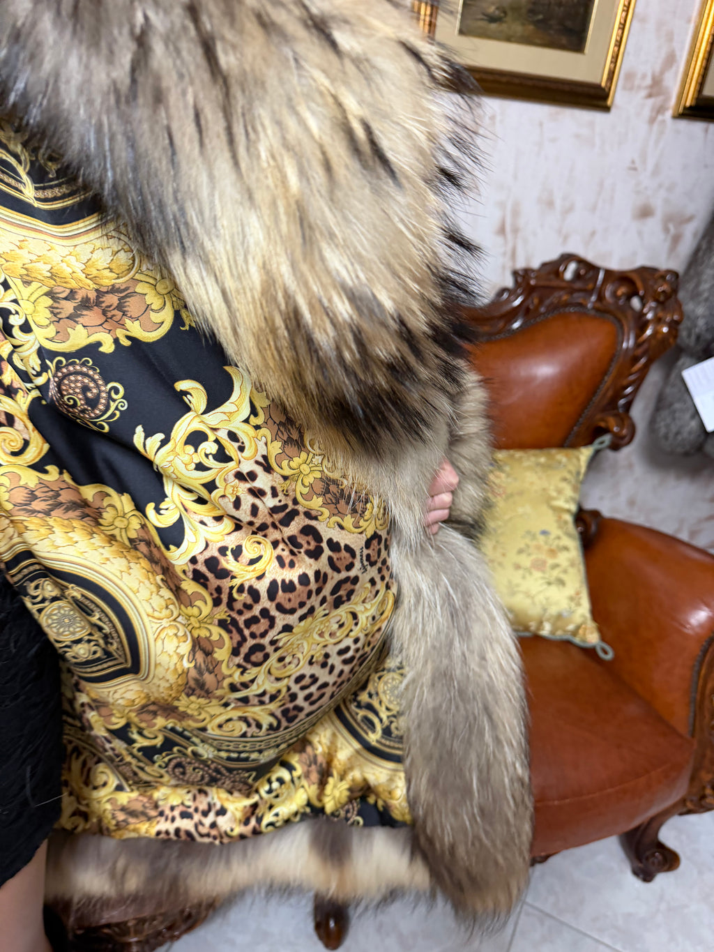 Pelzjacke aus Marderhund